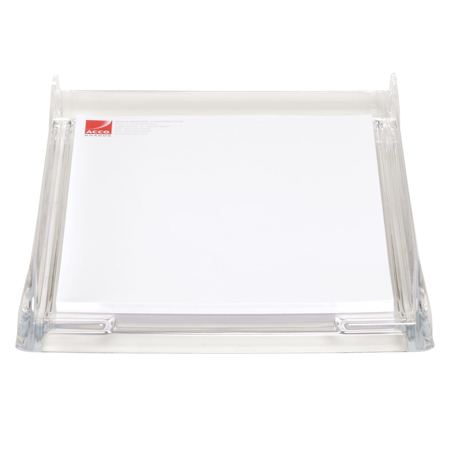 Swingline Stratus Acrylic Document Tray, Clear - Image 3