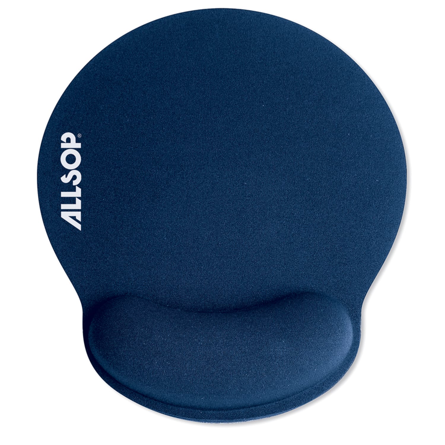 Allsop Memory Foam Mouse Pad, 0.25inH x 9.75inW x 11.5inD, Blue