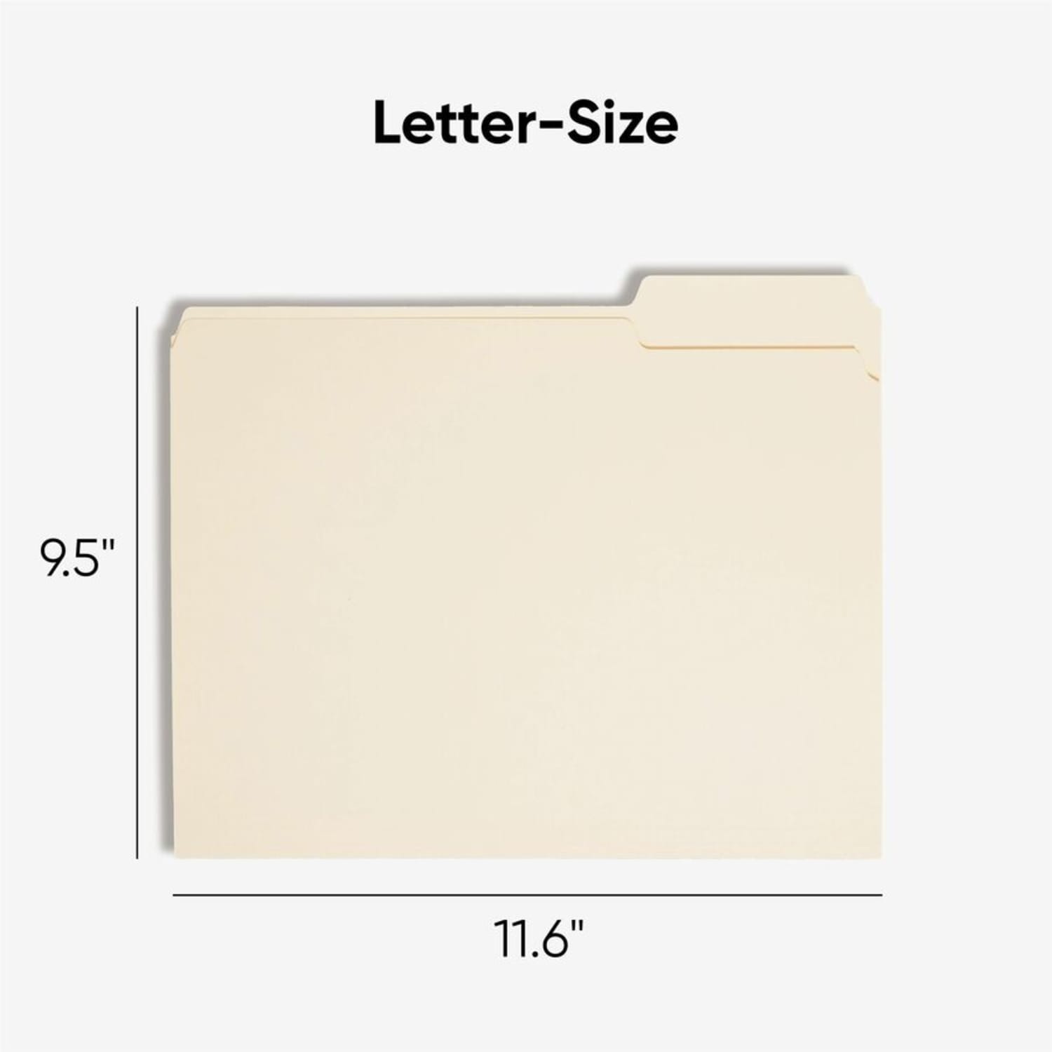Smead Top Tab File Folders, Letter Size, 8 1/2in x 11in, 1/3 Tab Cut, Assorted Tab Position, 3/4in Expansion, Manila, Carton Of 500 Folders - Image 4
