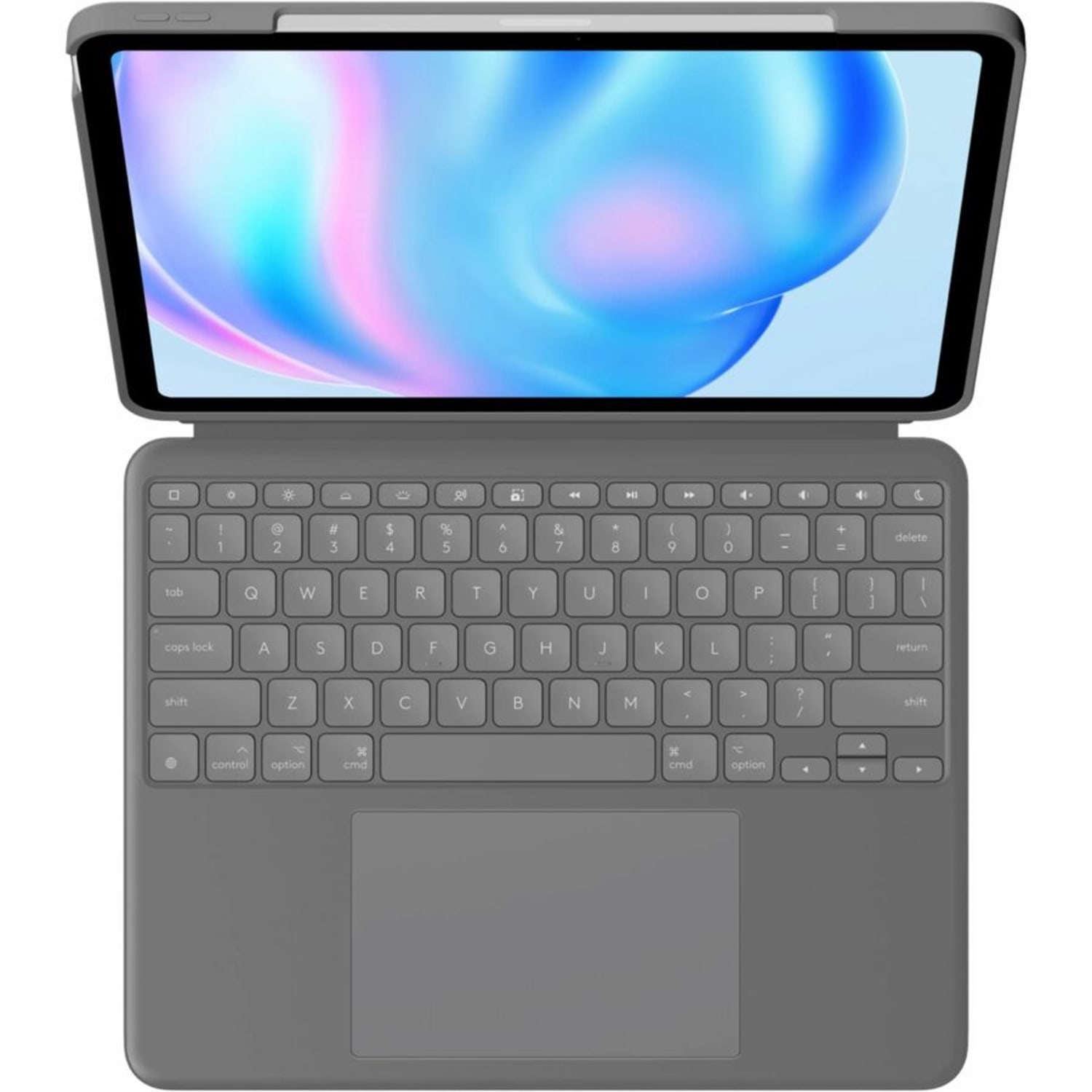 Logitech Combo Touch iPad Air 13-inch (M2 & M3)(2024 & 2025) Keyboard Case, Detachable Backlit Keyboard, Oxford Grey - Image 3