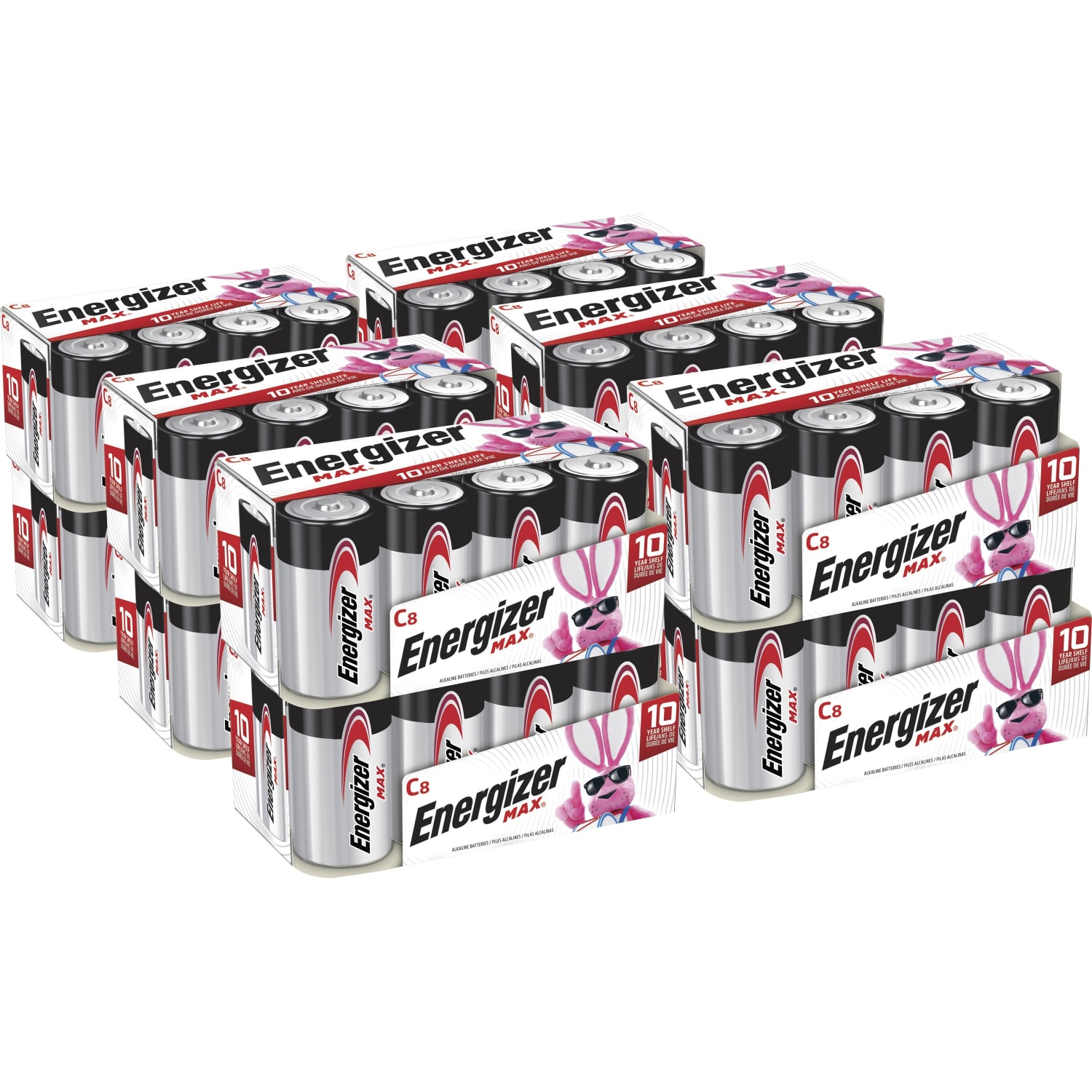 Energizer MAX Alkaline C Battery 8-Packs - For Multipurpose - C - 8/Pack - 12 / Carton - Image 3