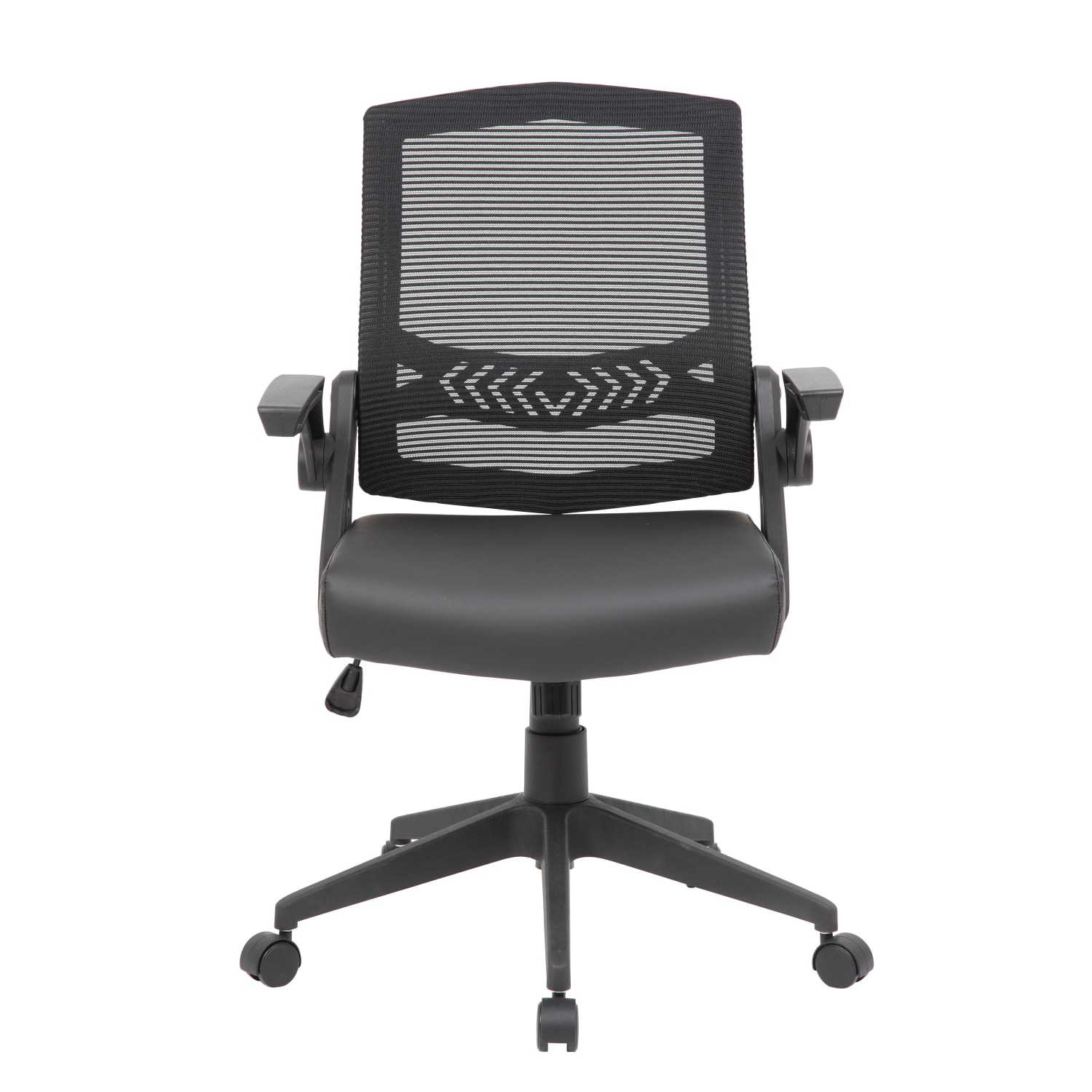 Boss Office Products Flip Arm Mesh Task Chair with Antimicrobial Protection, Black - Image 5