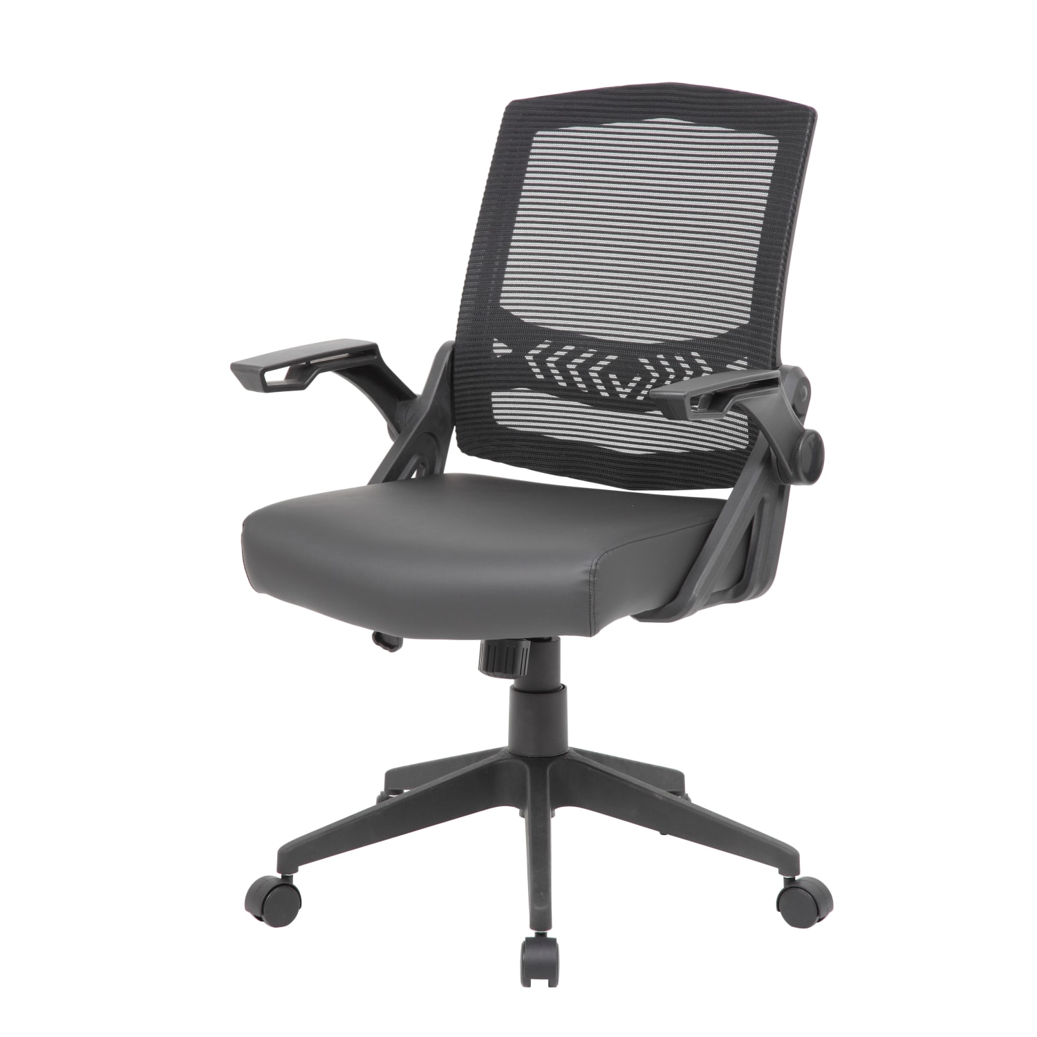 Boss Office Products Flip Arm Mesh Task Chair with Antimicrobial Protection, Black - Image 6