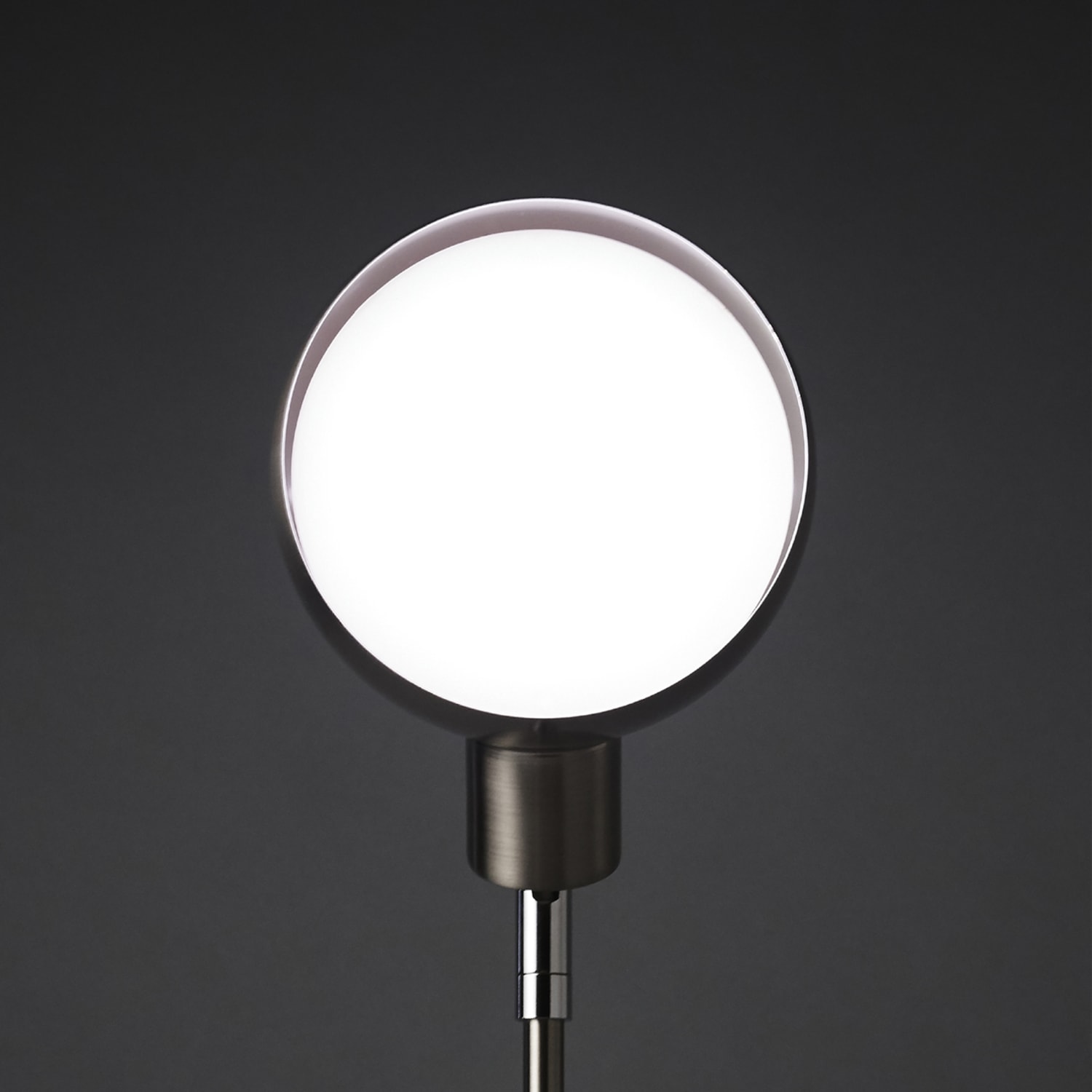OttLite Wellness Series Refine LED Desk Lamp, Adjustable Height, 24inH, Brushed Nickel - Image 3