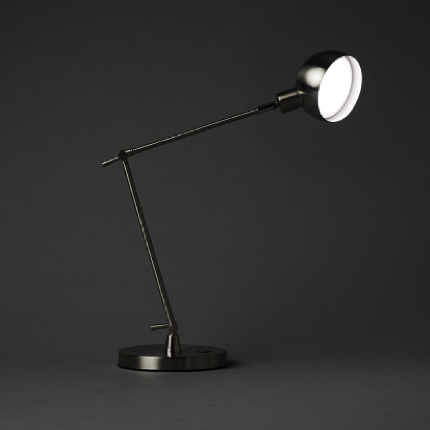 OttLite Wellness Series Refine LED Desk Lamp, Adjustable Height, 24inH, Brushed Nickel - Image 6