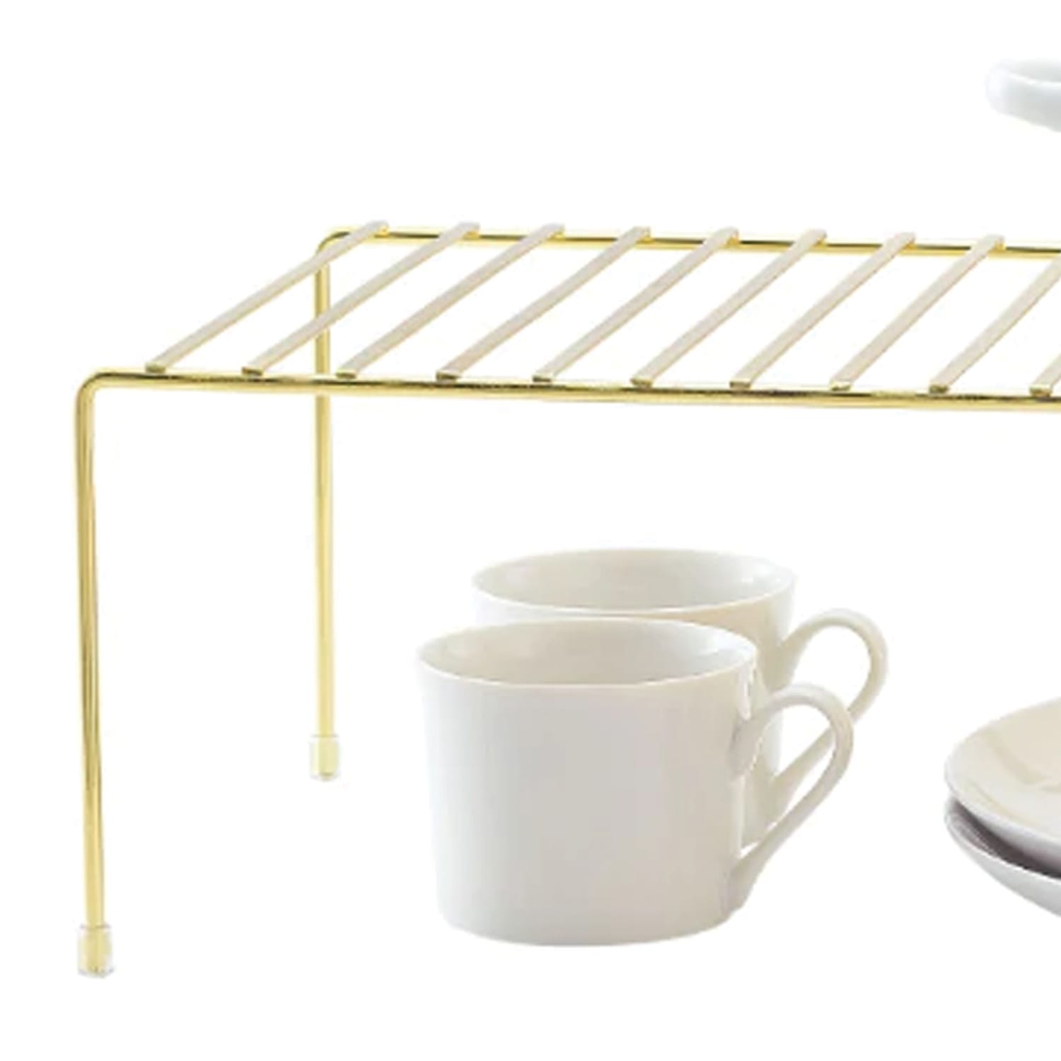 Better Houseware Medium Storage Shelf, 8-1/4in x 16-3/4in, Brass - Image 3