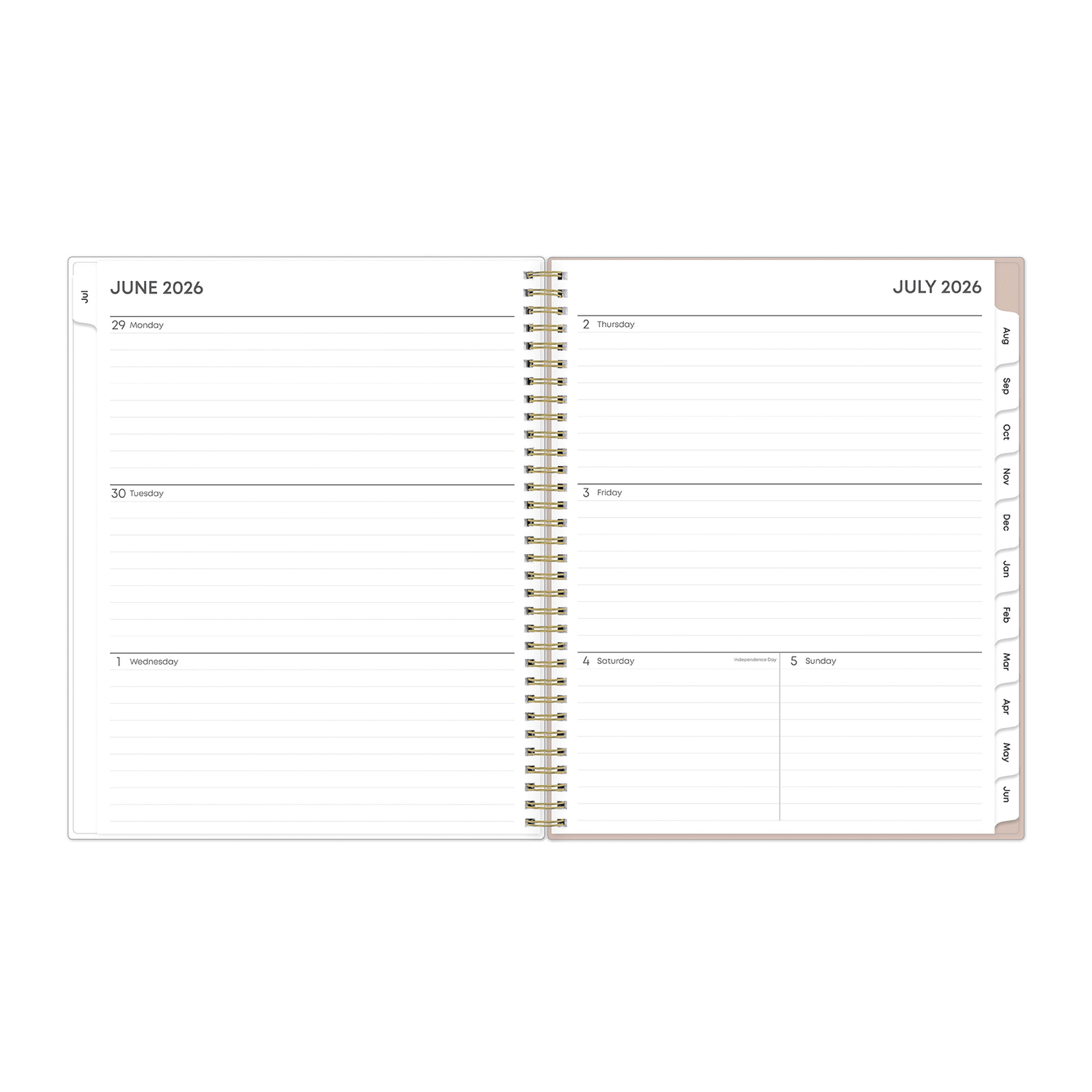 Planning Calendar BS Nickelson PP Zip Pouch 8.5x11 AY26-27 - Image 3