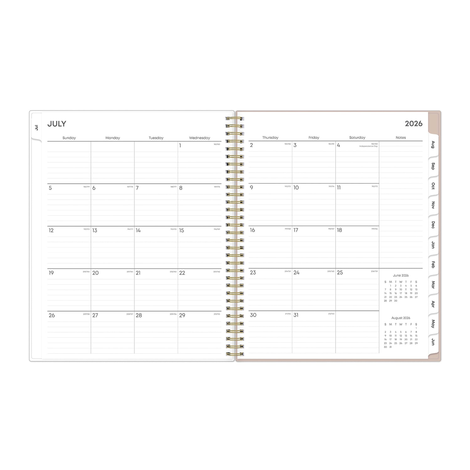 Planning Calendar BS Nickelson PP Zip Pouch 8.5x11 AY26-27 - Image 4