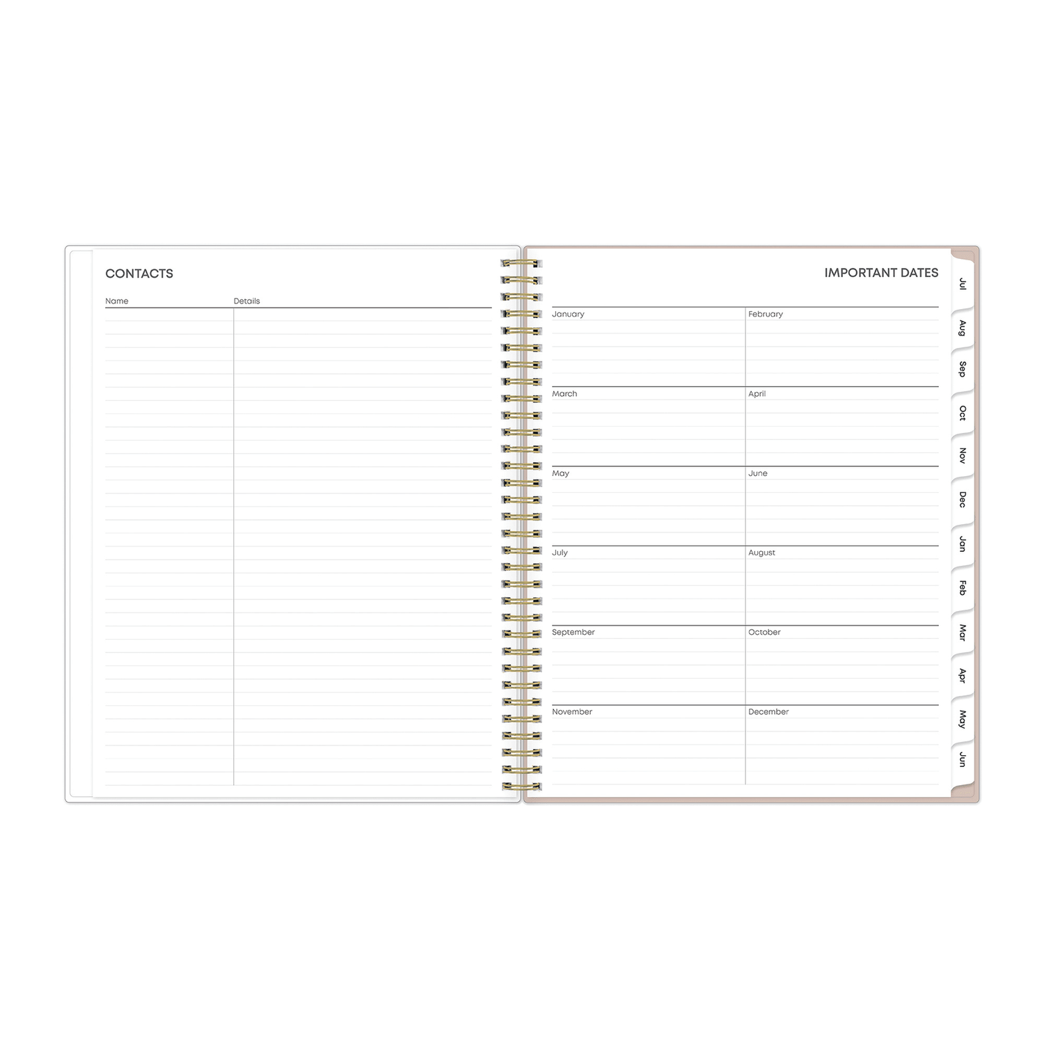 Planning Calendar BS Nickelson PP Zip Pouch 8.5x11 AY26-27 - Image 6