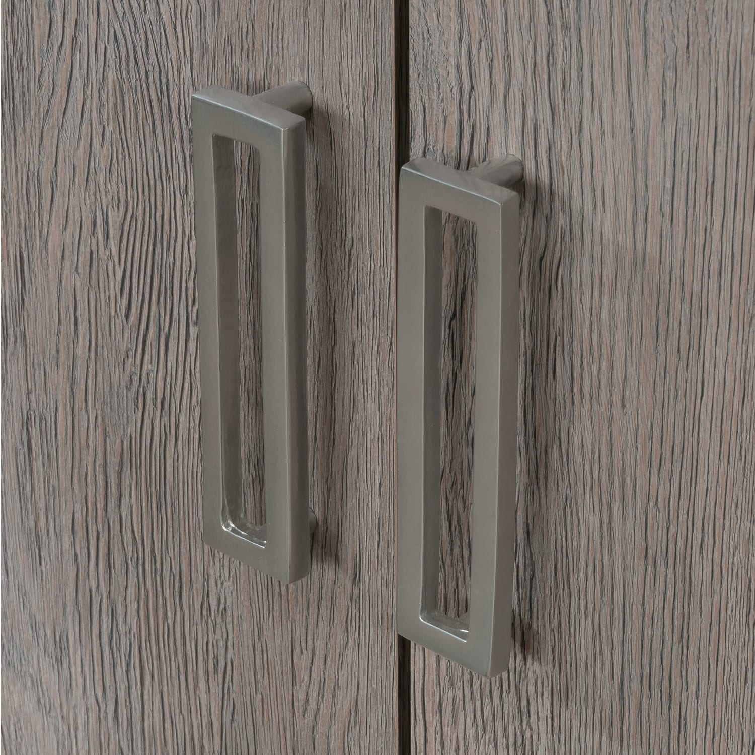 Sauder Hayes Garden 30inW Library Base Storage Cabinet, Ashen Oak - Image 6