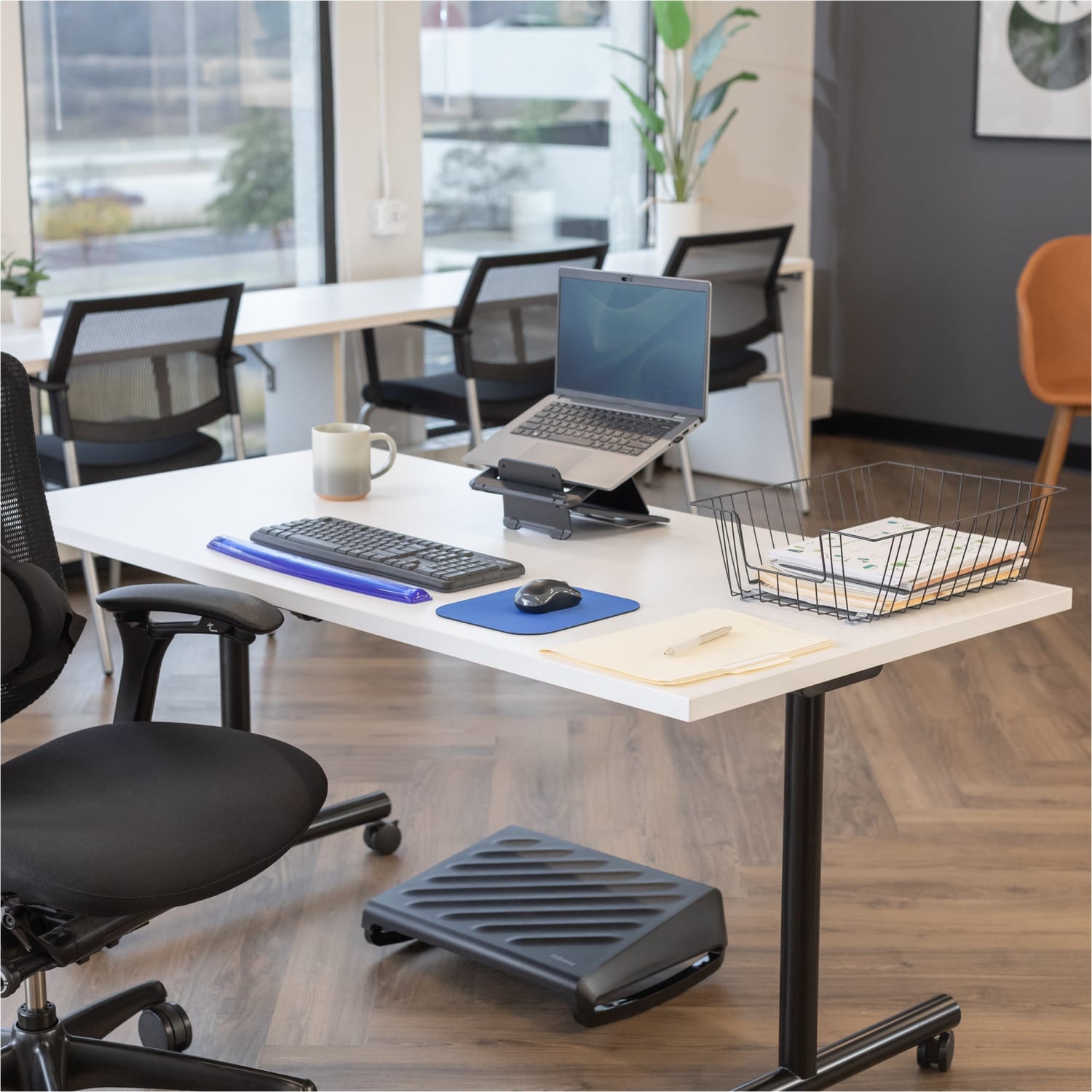 Fellowes Mouse Pad, 8inx9in, Blue,1 Each - Image 5