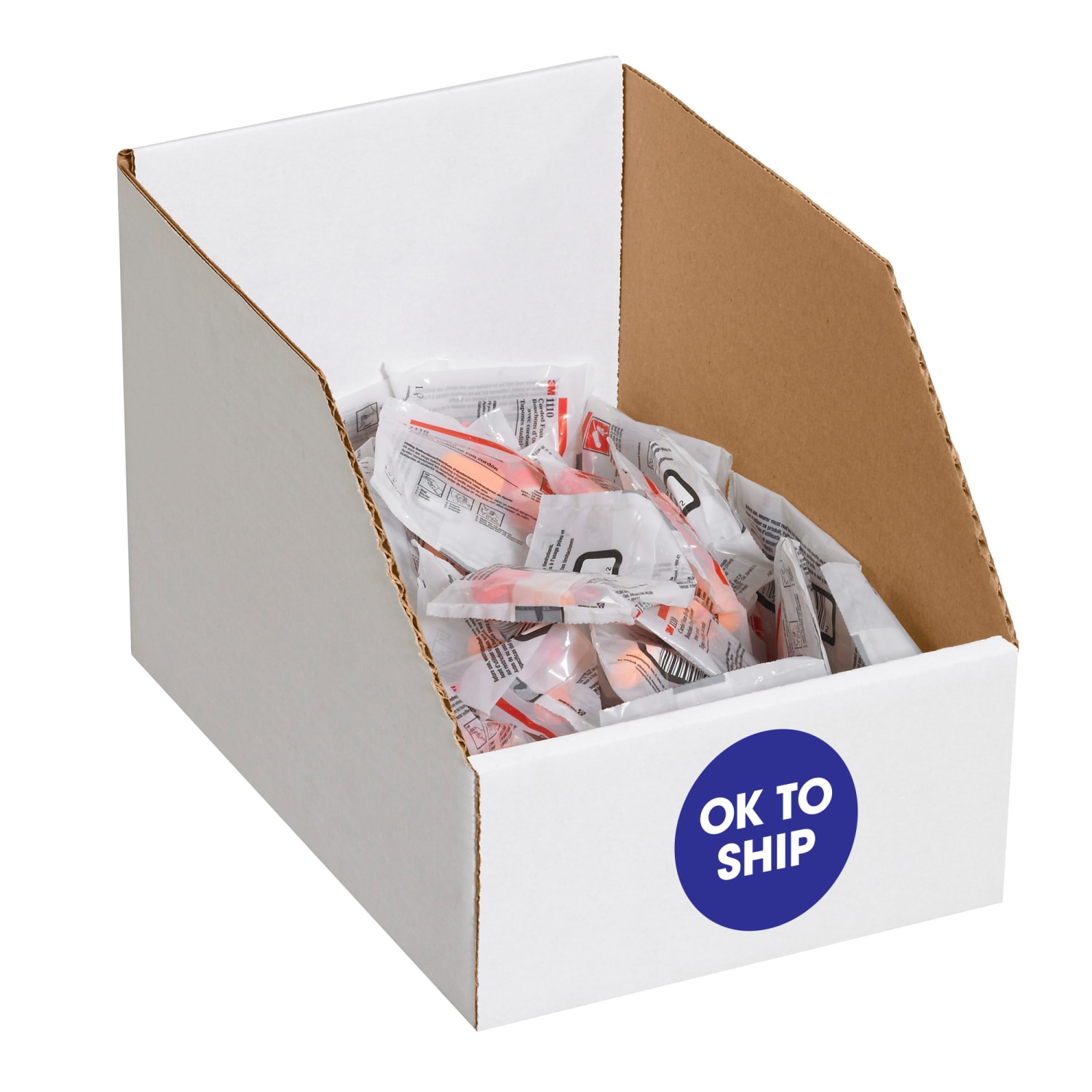 Tape Logic Preprinted Special Handling Labels, DL1261, OK To Ship, Round, 2in, Blue, Roll Of 500 - Image 3