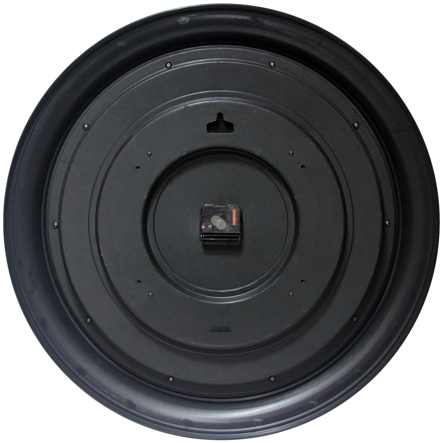Infinity Instruments Classic Round Wall Clock, 24in, Black - Image 4