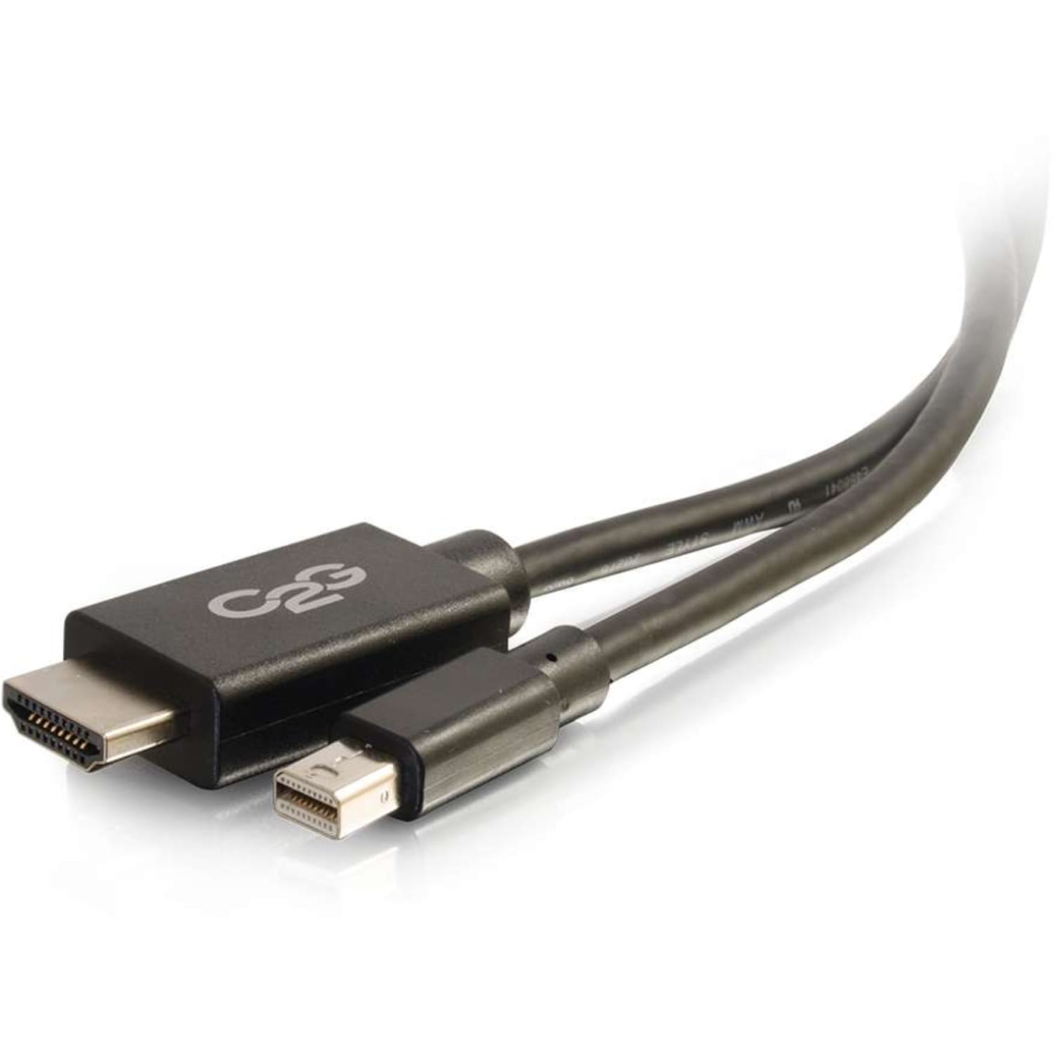 C2G 3ft Mini DisplayPort to HDMI Adapter Cable - Black - TAA - HDMI/Mini DisplayPort  - 54420 - Image 3