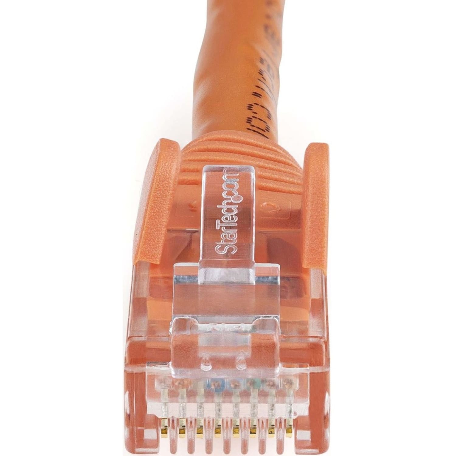 StarTech.com 50ft CAT6 Ethernet Cable - Orange Snagless Gigabit CAT 6 Wire - 50ft Orange CAT6 up to 160ft - N6PATCH50OR - Image 6