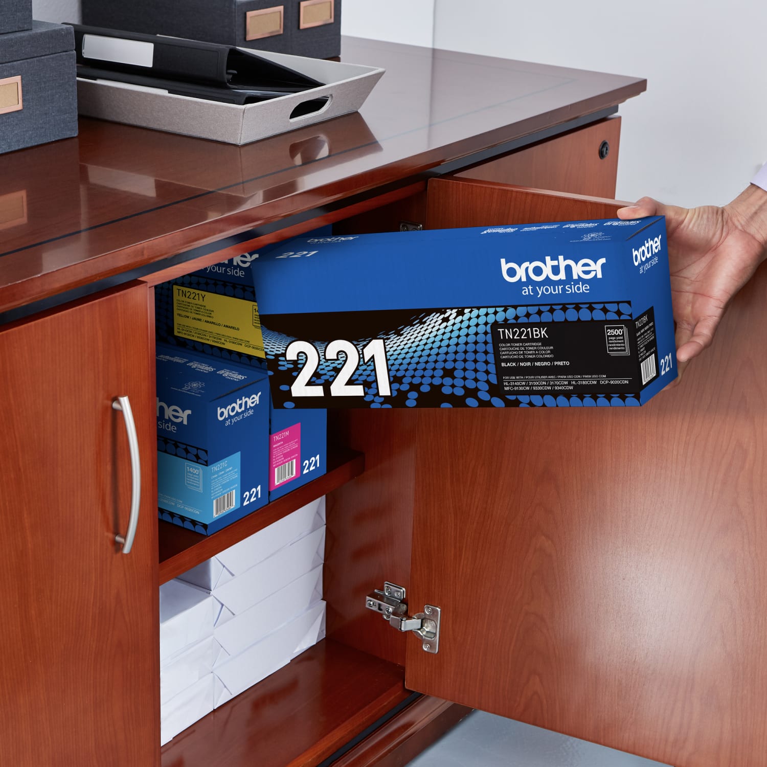 Brother TN-221 Black Toner Cartridge, TN-221BK - Image 6