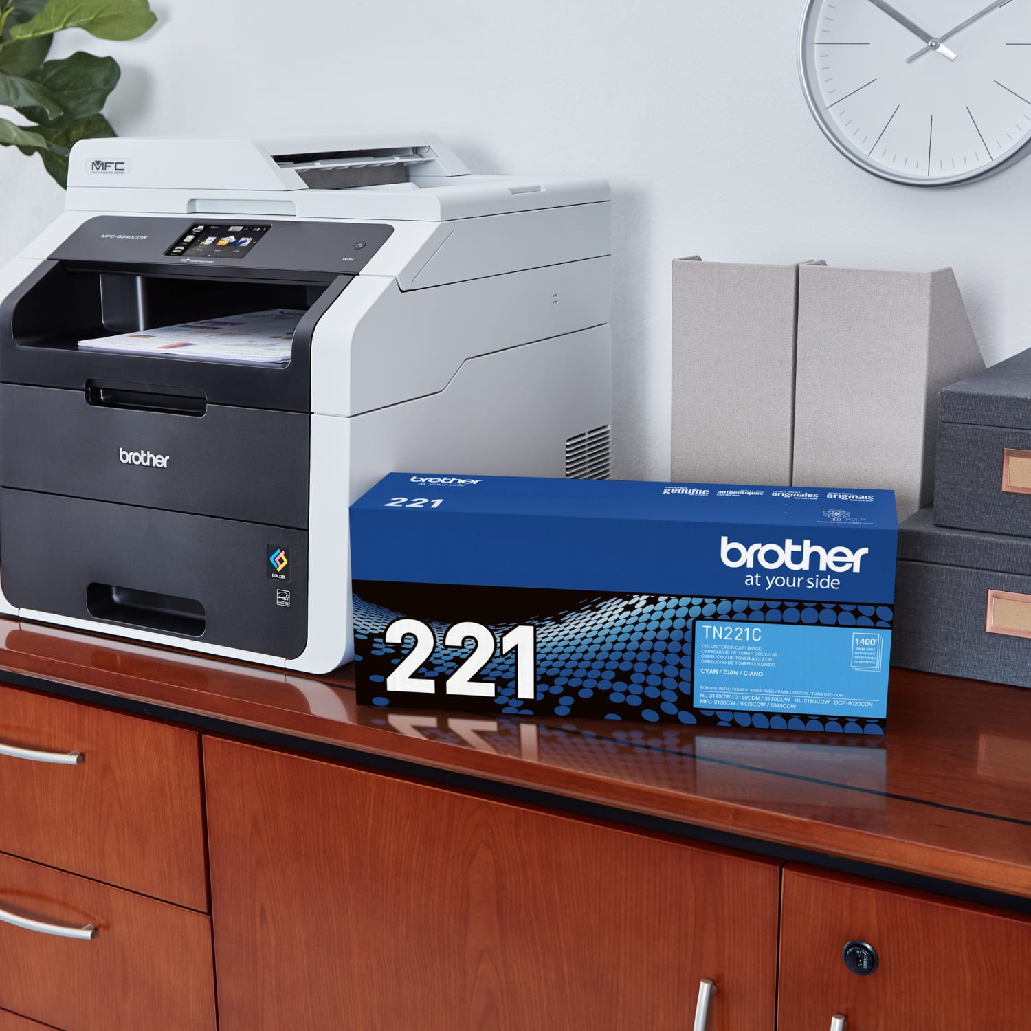Brother TN-221 Cyan Toner Cartridge, TN-221C - Image 5