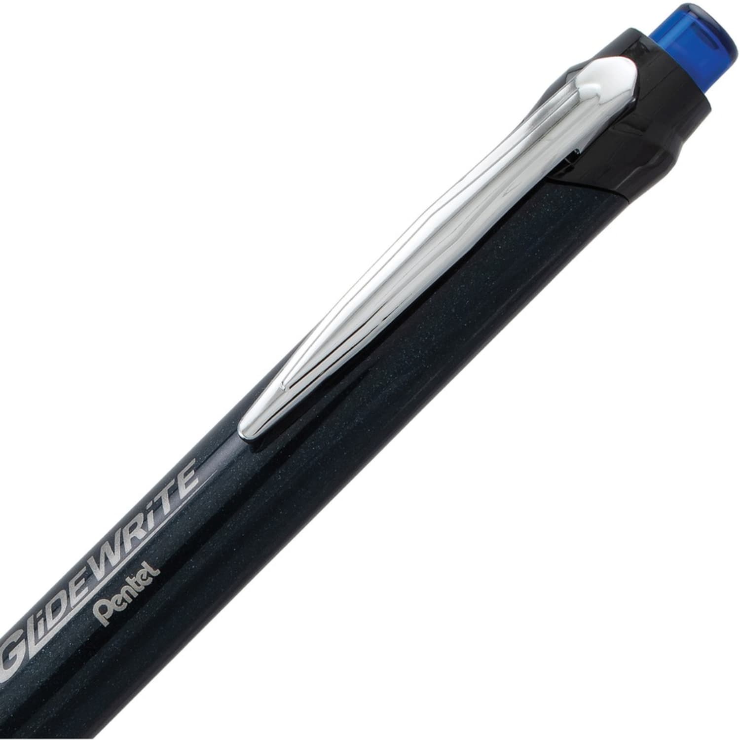 Pentel GlideWrite Signature Gel Ballpoint Pen - 1 mm Pen Point Size - Blue Gel-based Ink - 1 Dozen - Image 3