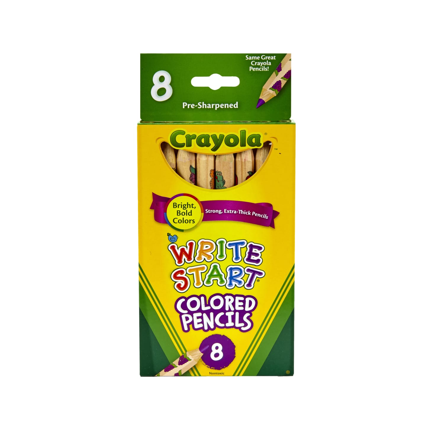 Crayola Write Start Color Pencils, Set Of 8 Colors