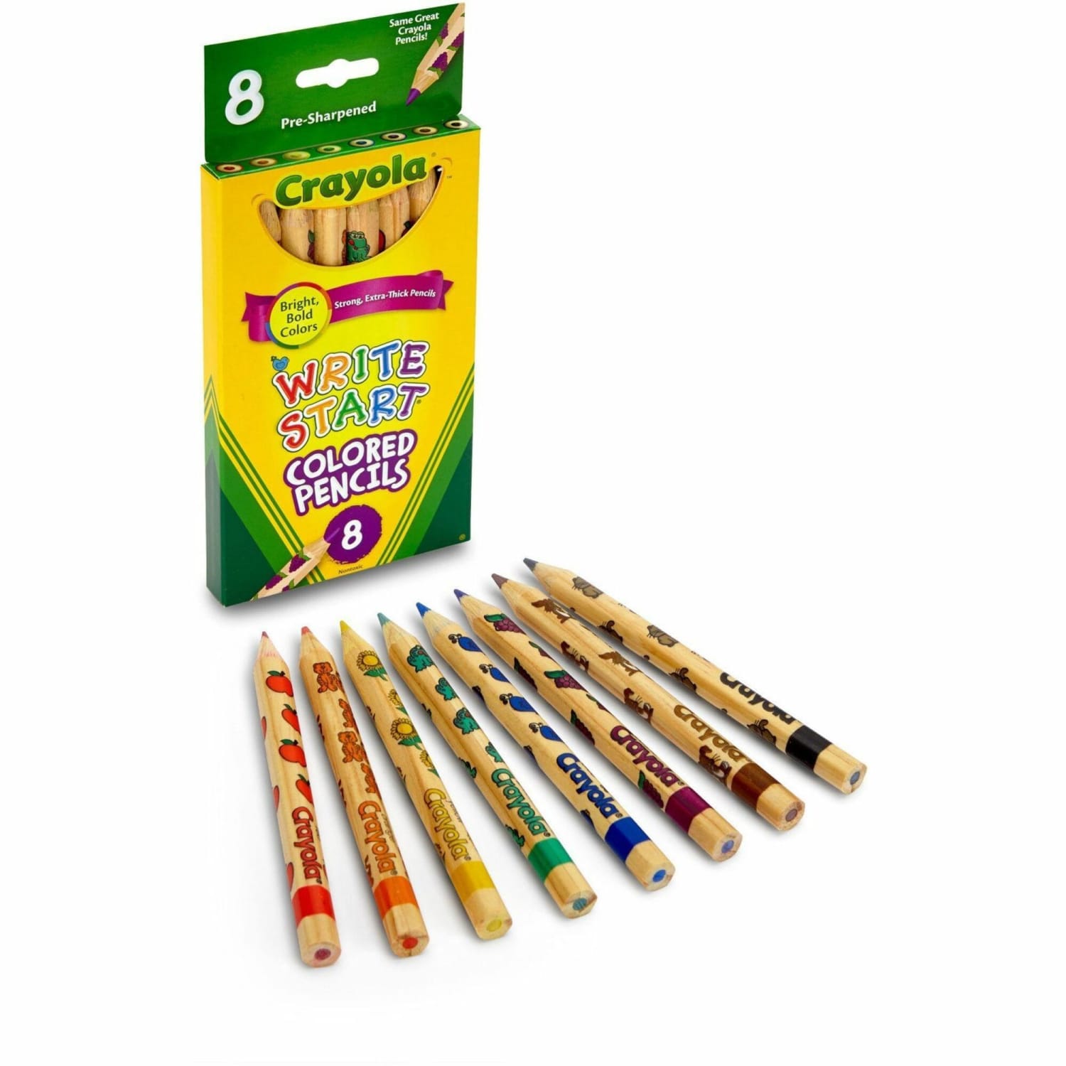 Crayola Write Start Color Pencils, Set Of 8 Colors - Image 3