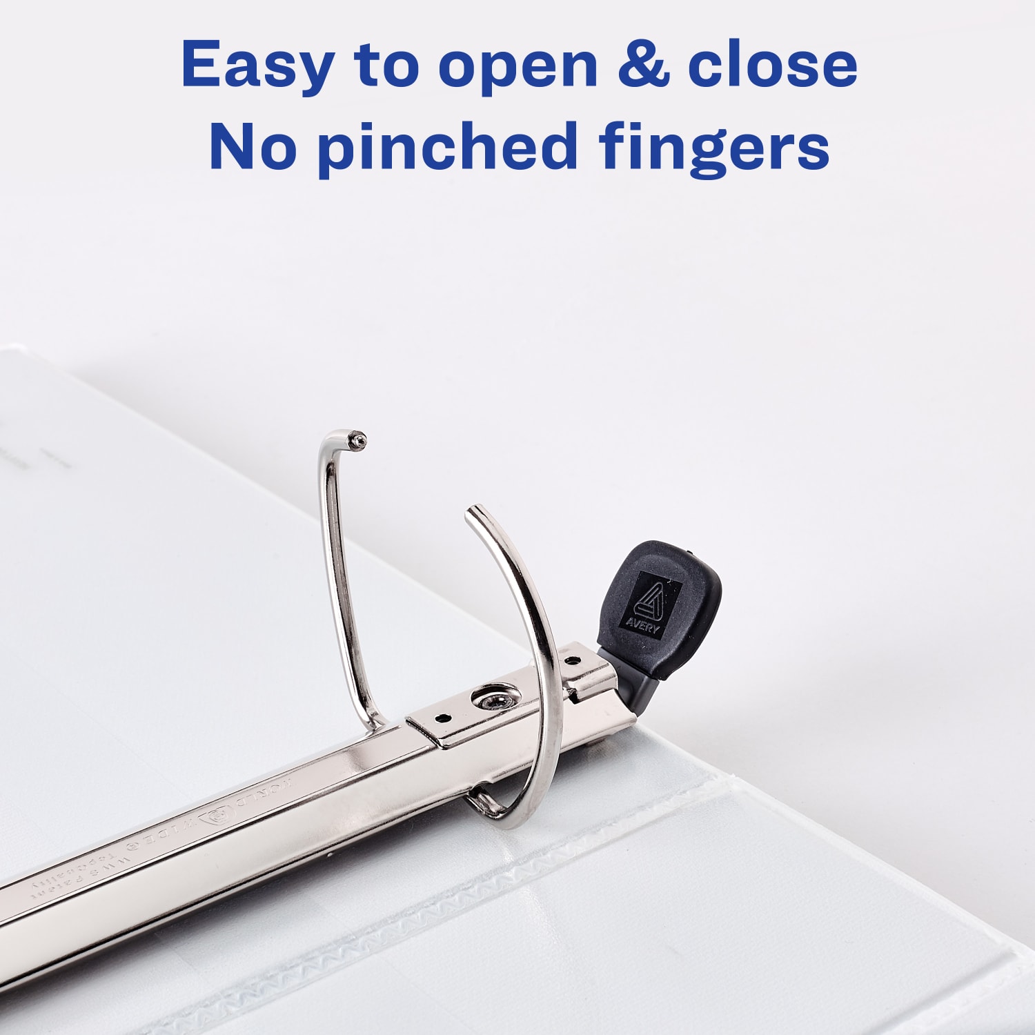 Avery Heavy-Duty View 3 Ring Binder, 2in One Touch Slant Rings, Black, 1 Binder - Image 6