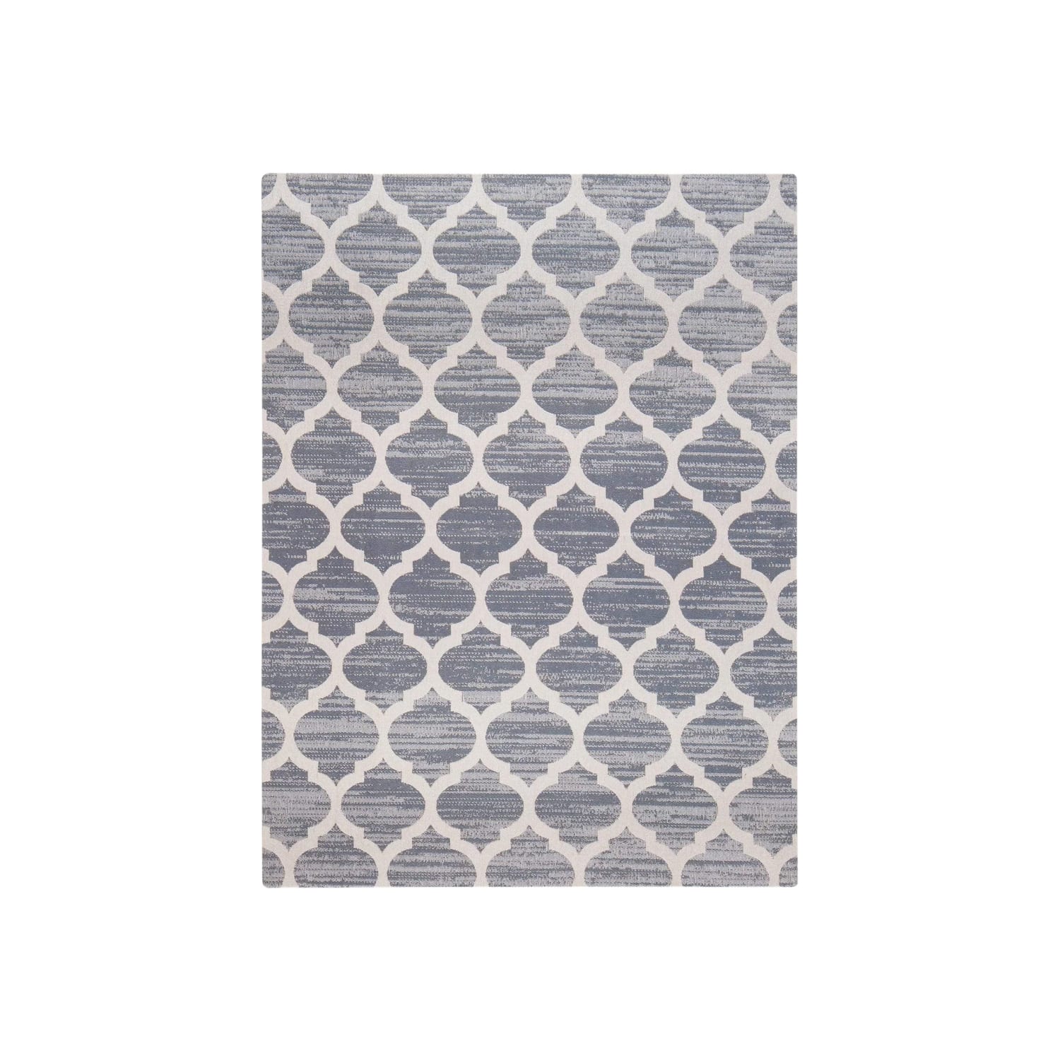 Anji Mountain Mitte Rug'd Chair Mat, 1/4inH x 36inW x 48inD, Gray/Beige - Image 6