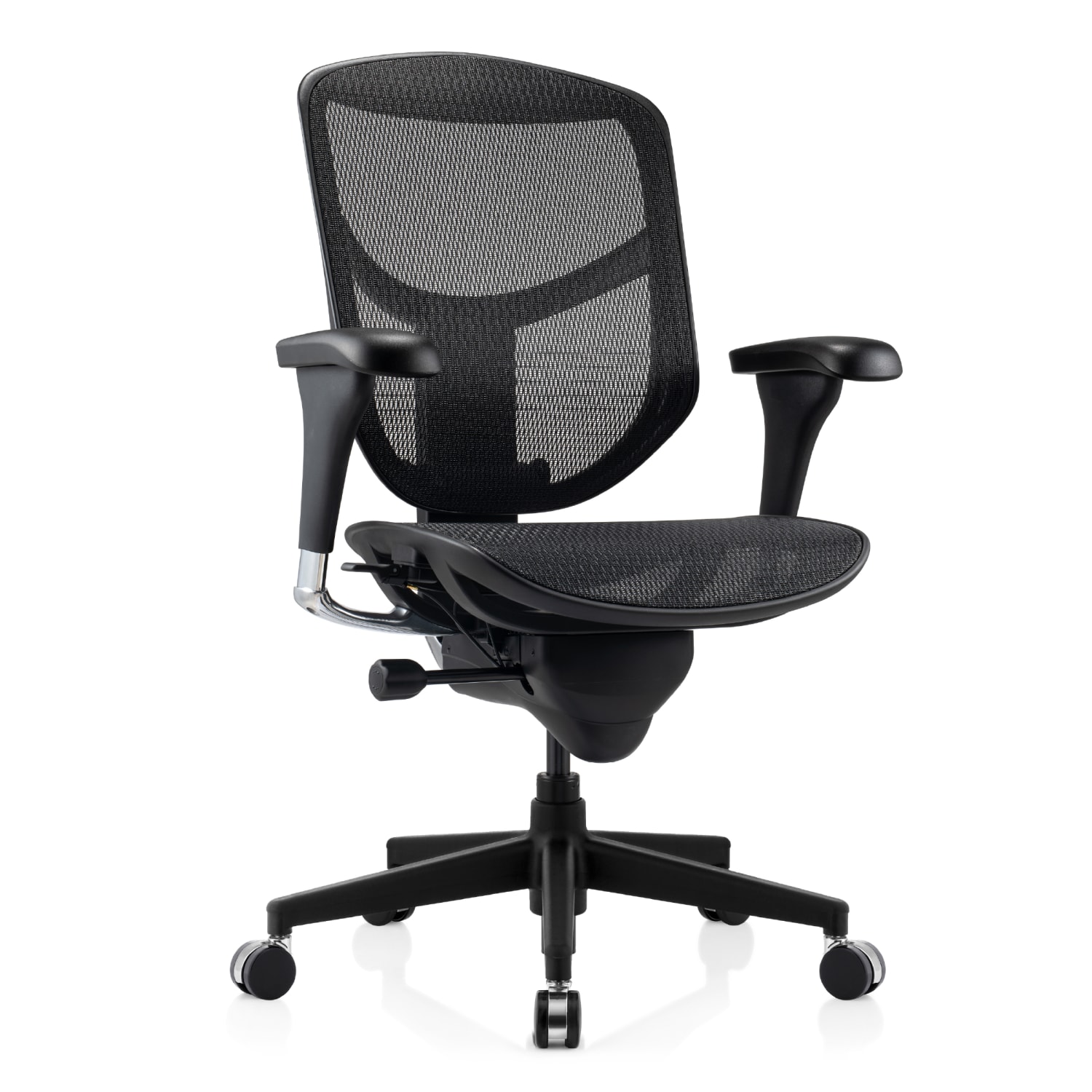 WorkPro Quantum 9000 Series Ergonomic MeshMesh Mid Back Office Chair BlackBlack BIFMA Compliant PopularChairscom