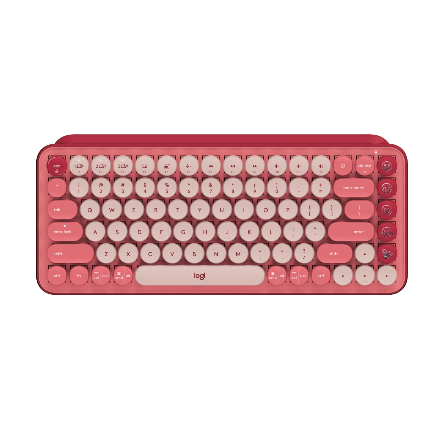 Logitech Wireless Mechanical Keyboard with Customizable Emoji Keys - Wireless Connectivity - Bluetooth - 920010709 - Image 3
