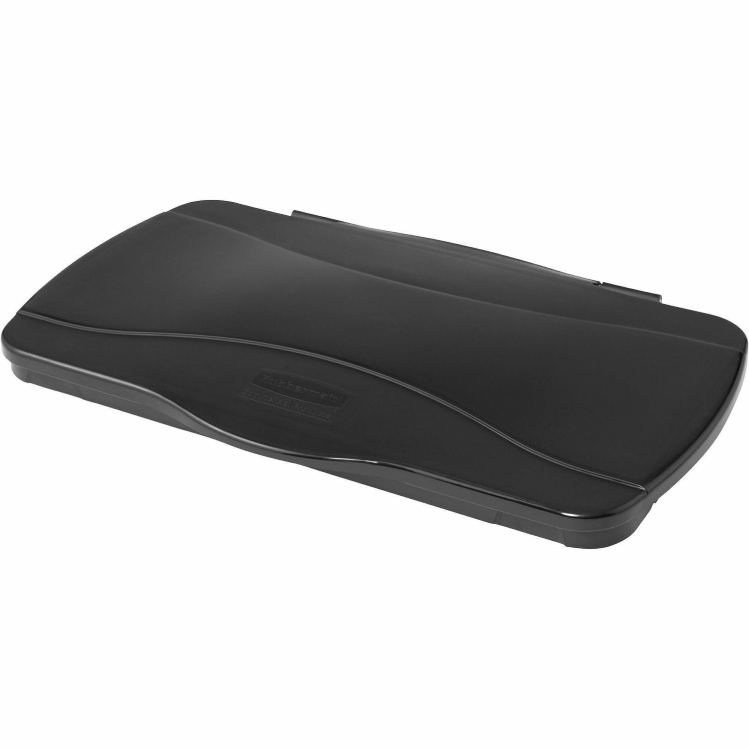 Rubbermaid Commercial Slim Jim Hinge Lid, Black - Image 3