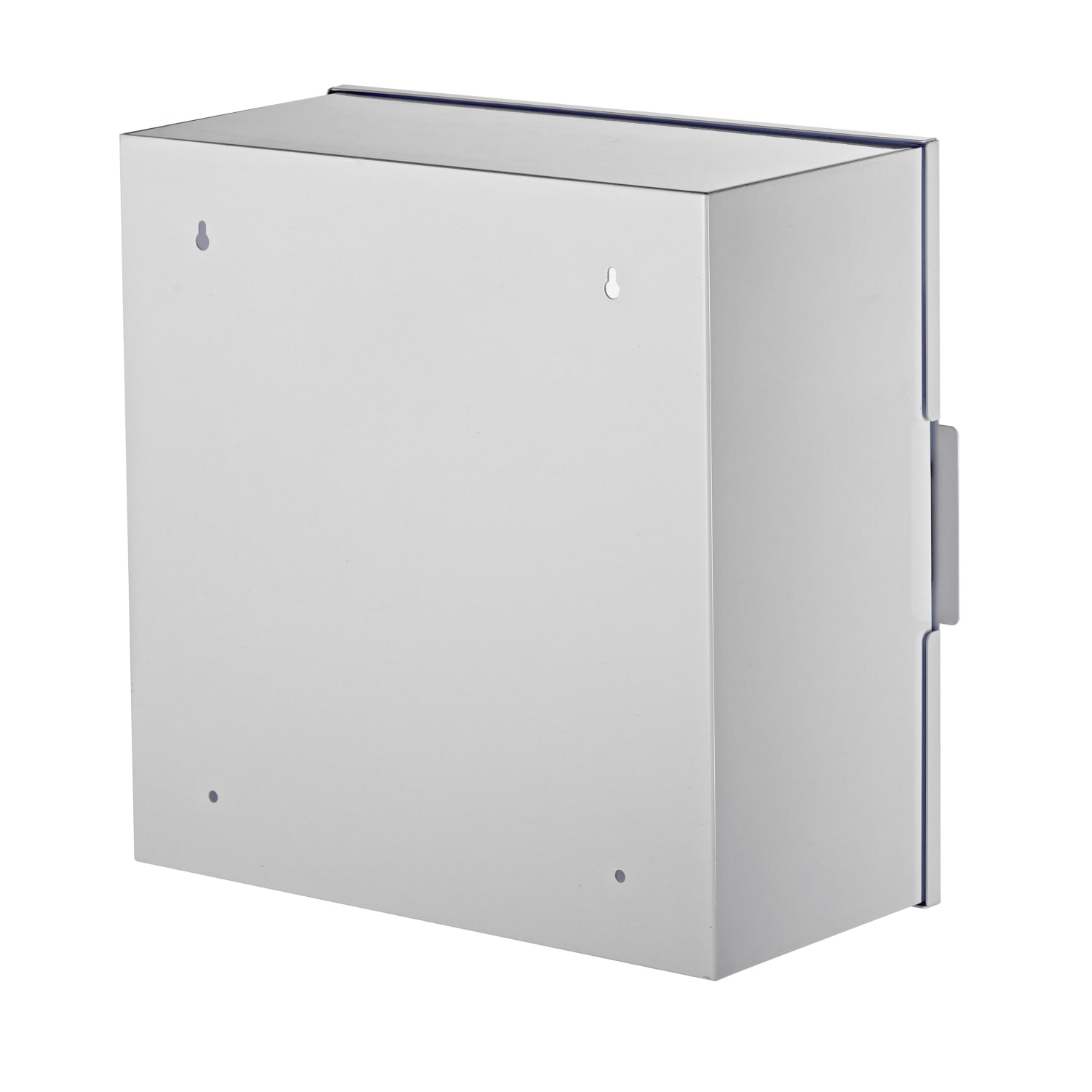 Alpine AdirMed Non-Alarmed Defibrillator Steel Cabinet, 15inH x 15inW x 7inD, White - Image 3