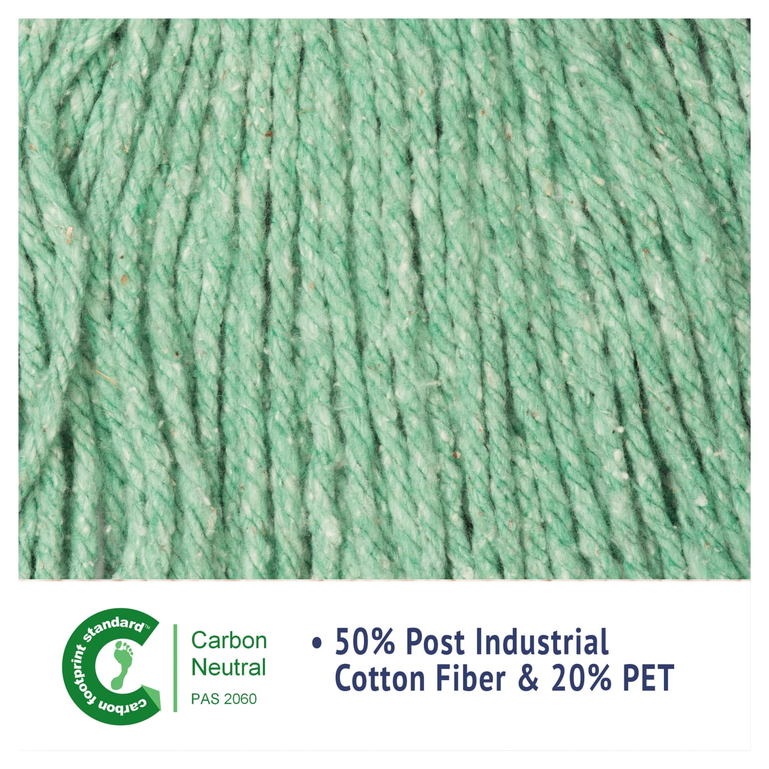 Boardwalk Super Loop Wet Mop Head, Medium, Green - Image 6