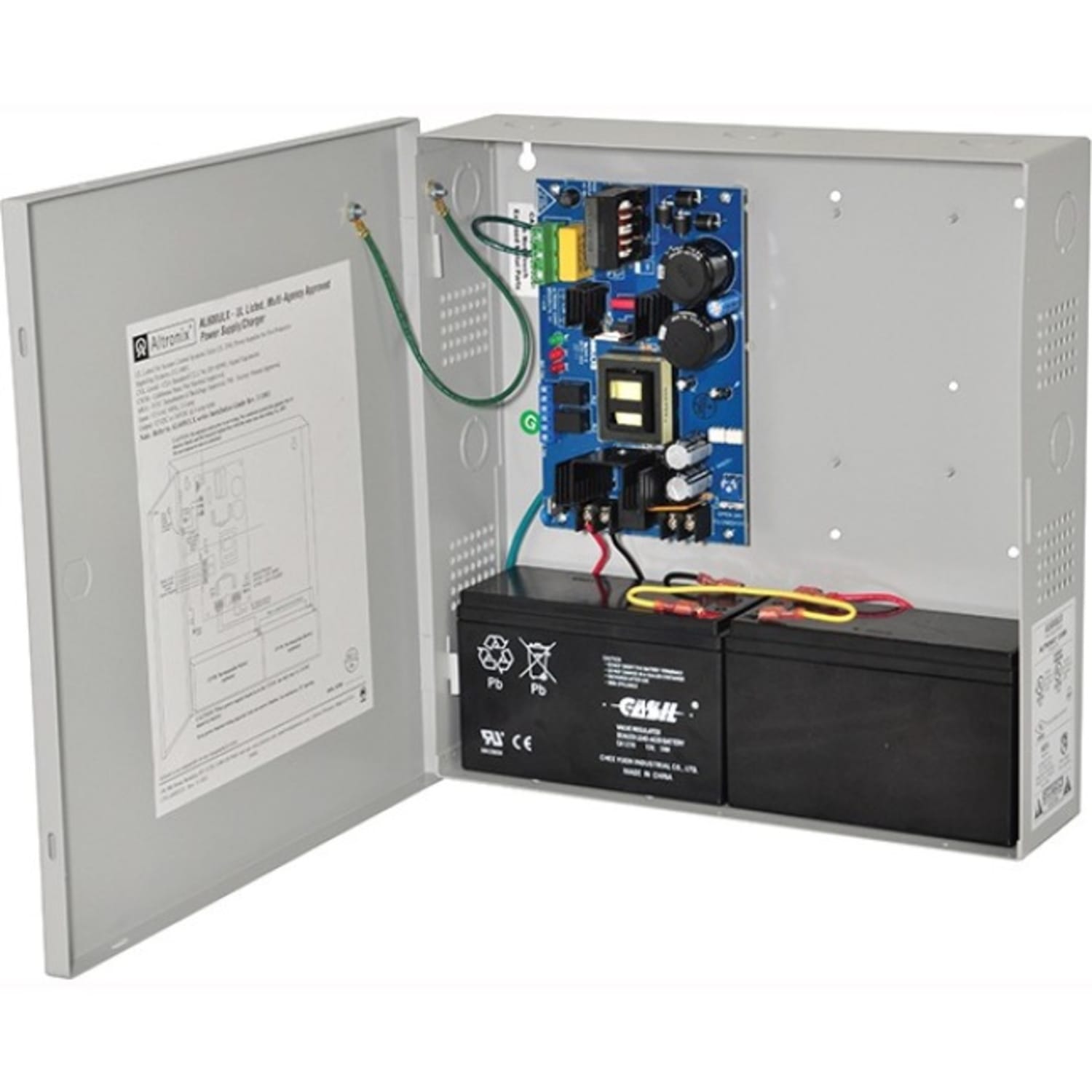 Altronix AL600ULX Proprietary Power Supply - Wall Mount, Enclosure - 120 V AC Input - 12 V DC, 24 V DC Output - Image 3
