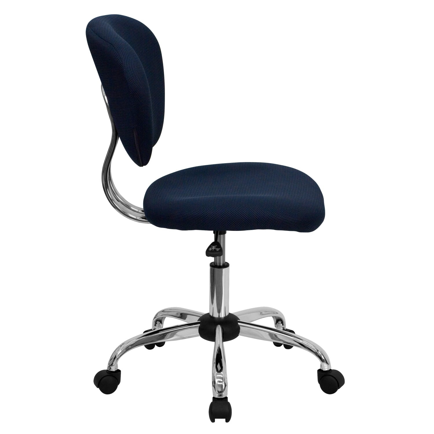 Flash Furniture Mesh MidBack Swivel Task Chair NavySilver PopularChairscom Flash Furniture Mesh Mid Back Swivel Task Chair NavySilver PopularChairscom