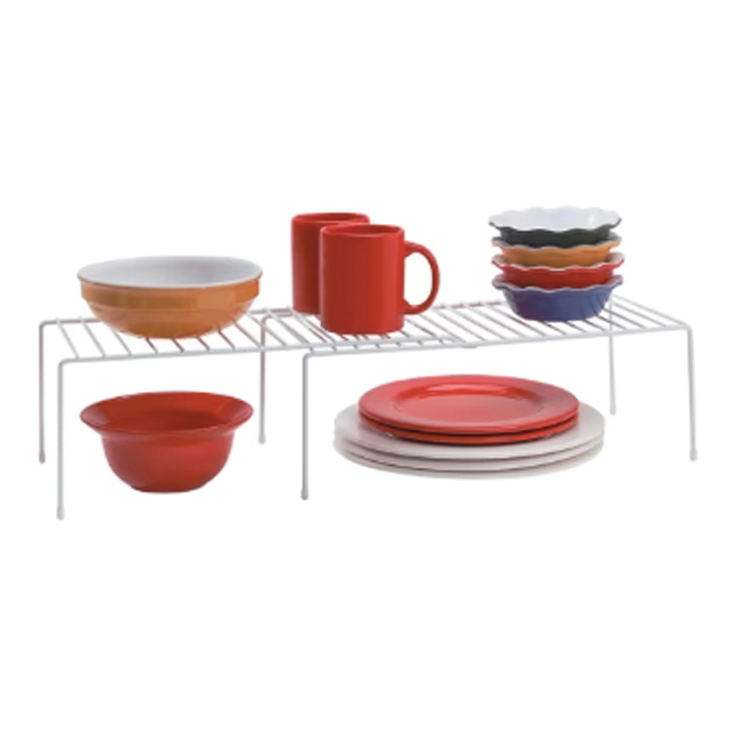 Better Houseware Expanding Steel Shelf, Medium, White - Image 4