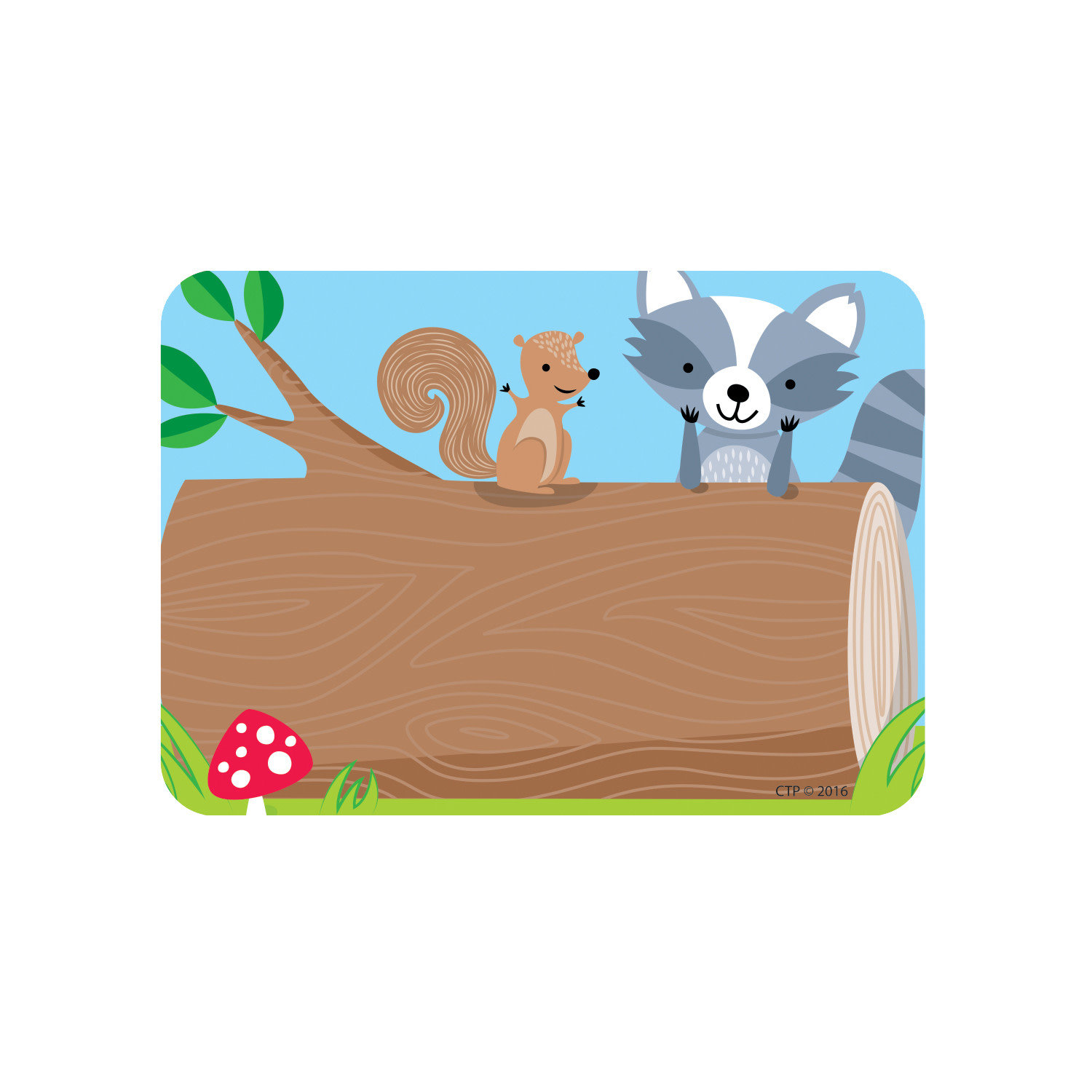 Creative Teaching Press Name Tag Labels, 2-1/2in x 3-1/2in, Woodland Friends, 36 Labels Per Pack, Set Of 6 Packs - Image 3