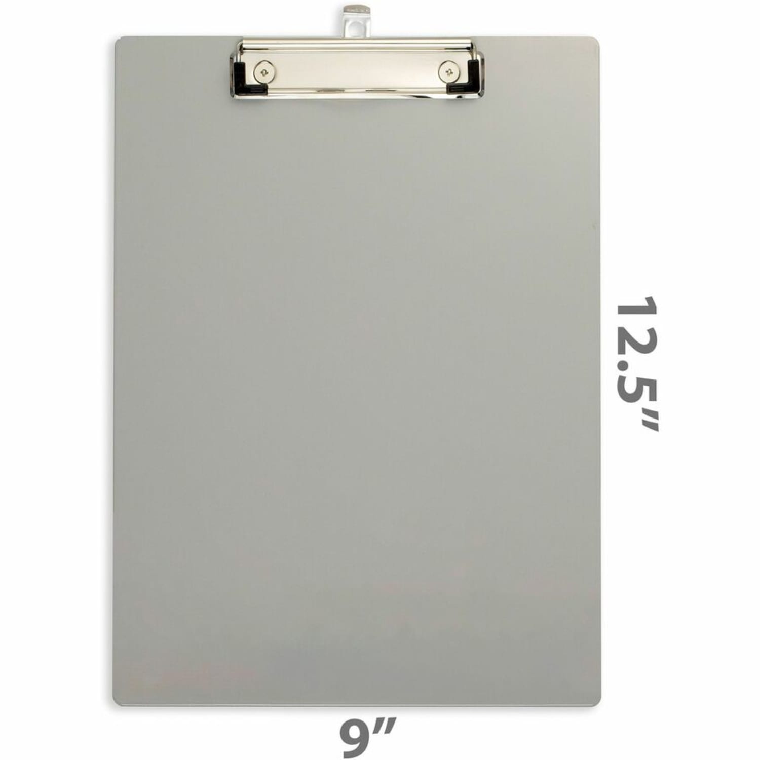 Officemate Magnetic Clipboard, Aluminum - Aluminum - Gray - 1 Each - Image 4