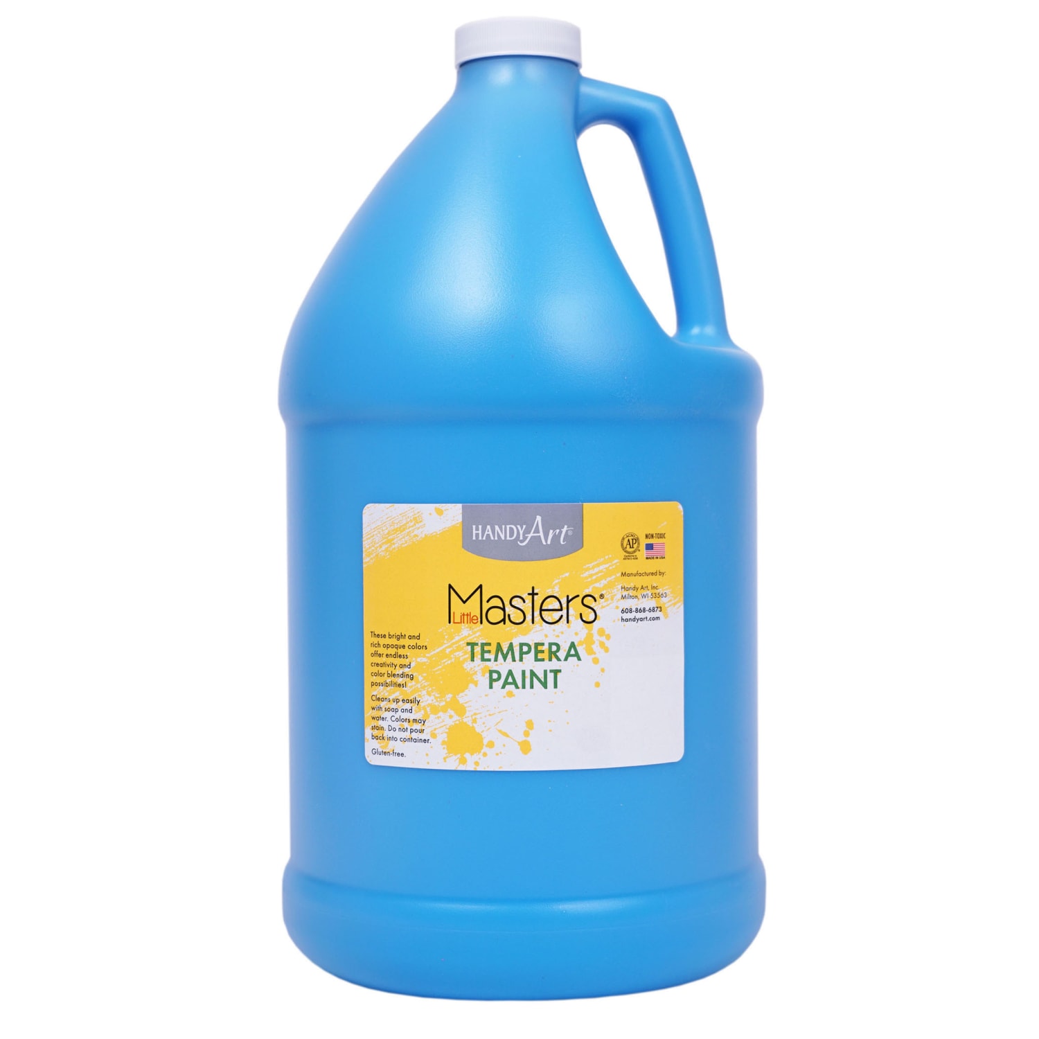 Handy Art Little Masters Tempera Paints, 128 Oz, Light Blue, Pack Of 2 Paints - Image 3