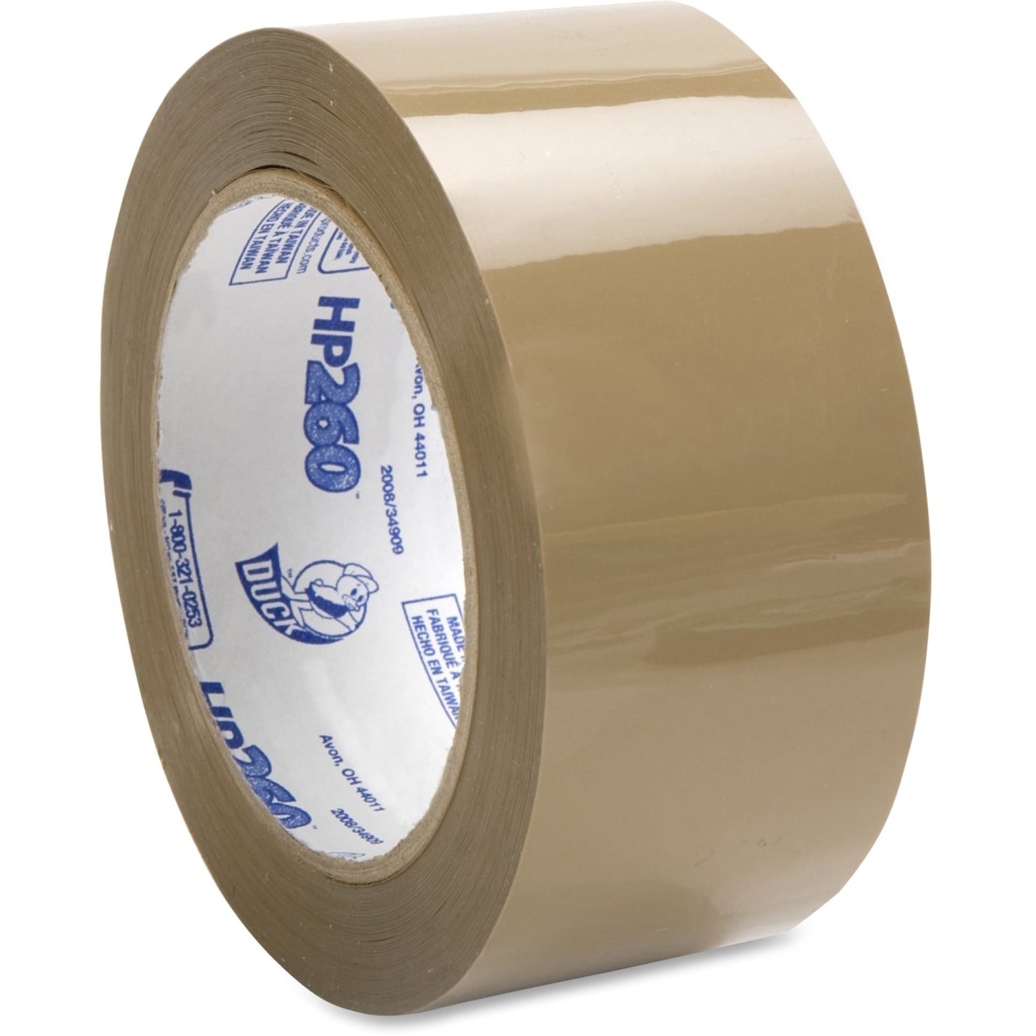Duck HP260 Commercial High Performance Tape - 1.88in Width x 60 yd Length - 3in Core - 3.10 mil - Acrylic Backing - Non-yellowing - 1 Roll - Tan - Image 3