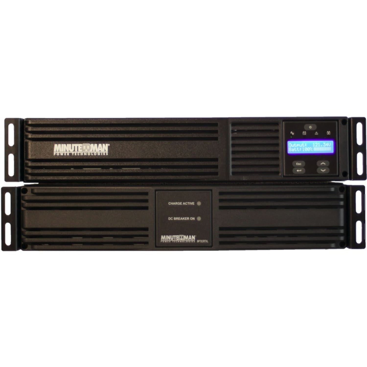 Minuteman EXR 2000VA Tower/Rack/Wall Mountable UPS - 2U Tower/Rack/Wall Mountable - AVR - 4.50 Minute Stan - EXR2000RT2U - Image 6