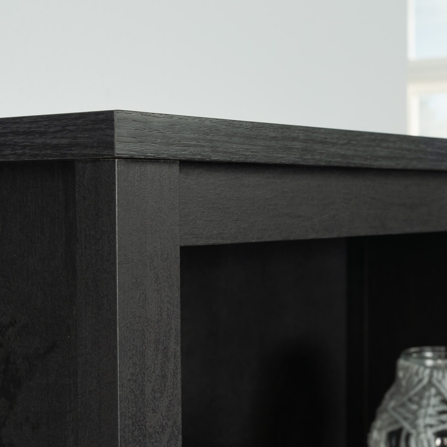 Sauder Select 72inH Bookcase With Doors, Raven Oak - Image 5