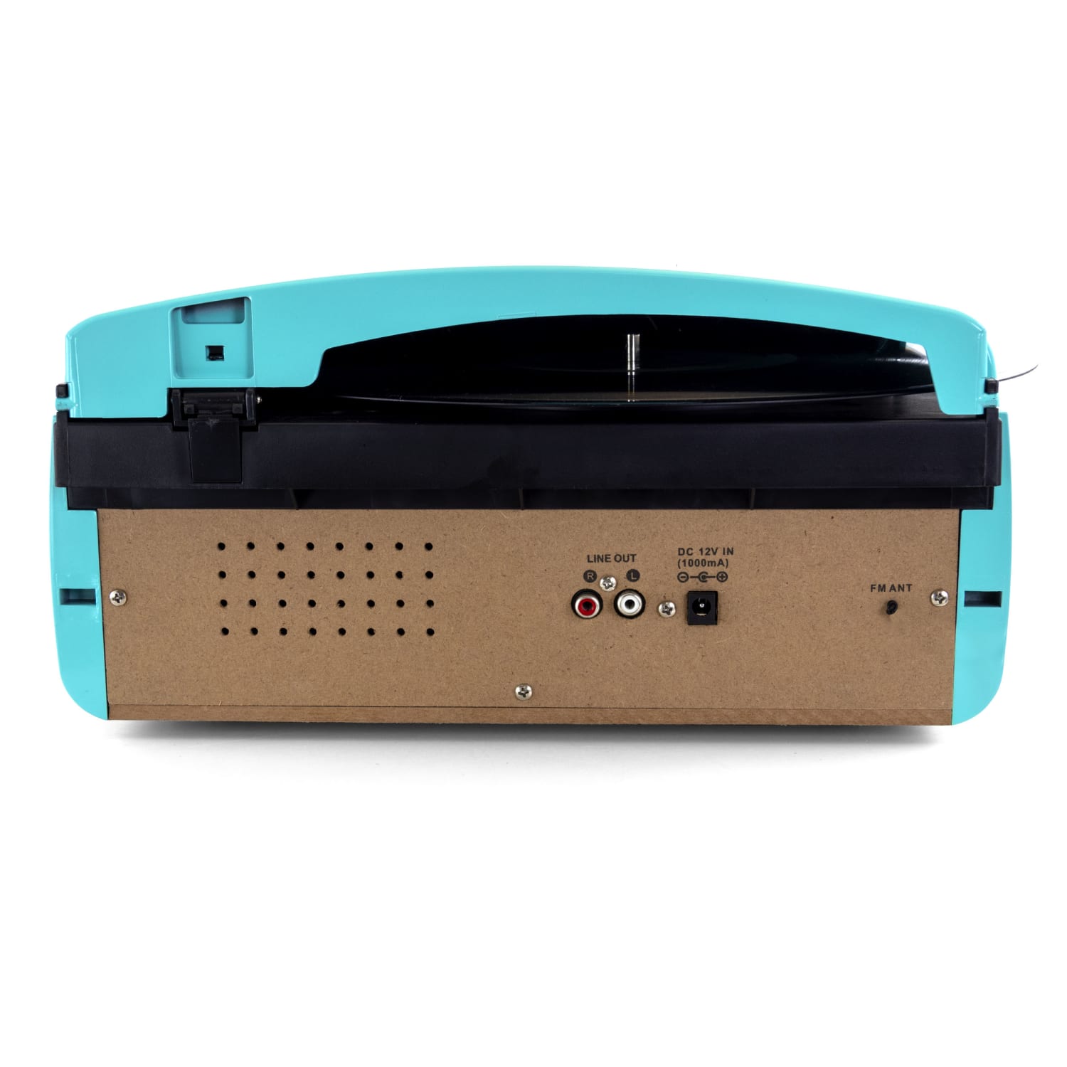 Trexonic Retro Wireless Bluetooth Record/CD Turntable, Turquoise - Image 6