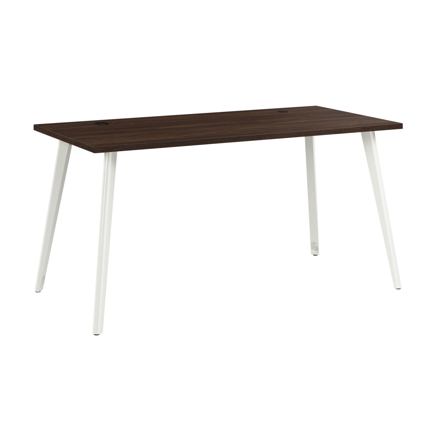 Bush Business Furniture Vista 60inW Computer Desk with Splayed Metal Legs, Black Walnut, Standard Delivery - Image 3