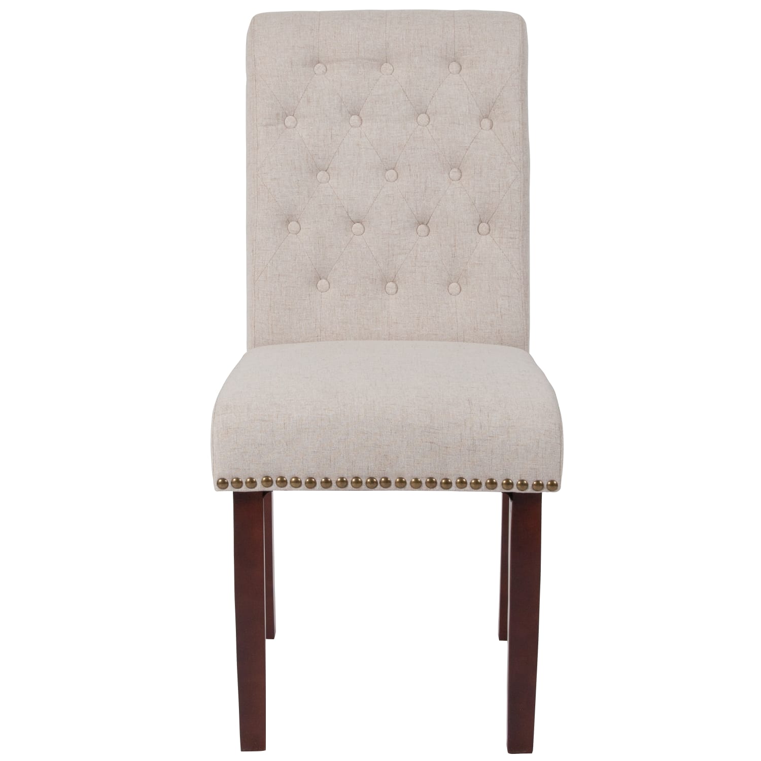 Flash Furniture Hercules Series Fabric Parsons Chair BeigeBrown PopularChairscom