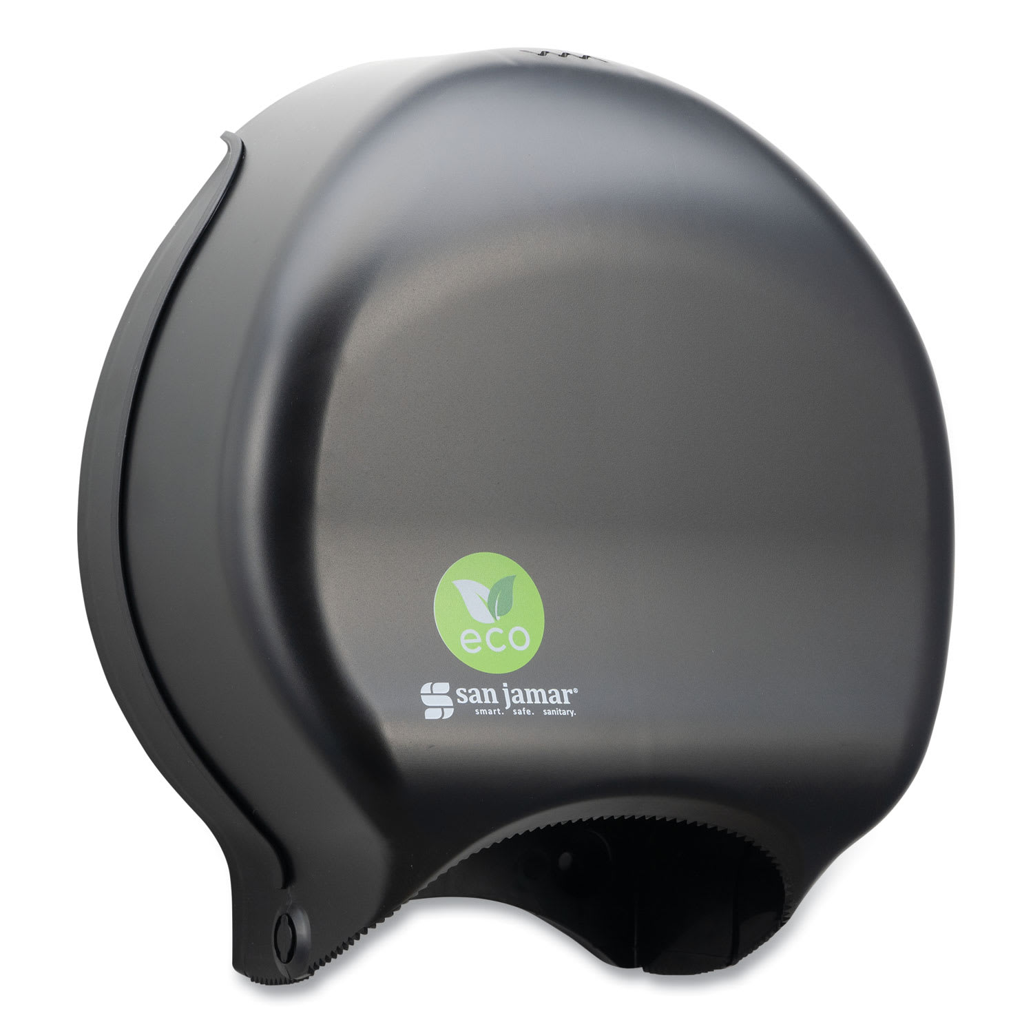 San Jamar Ecological Green Tissue Dispenser, 16.75 x 5.25 x 12.25, Black - Image 5