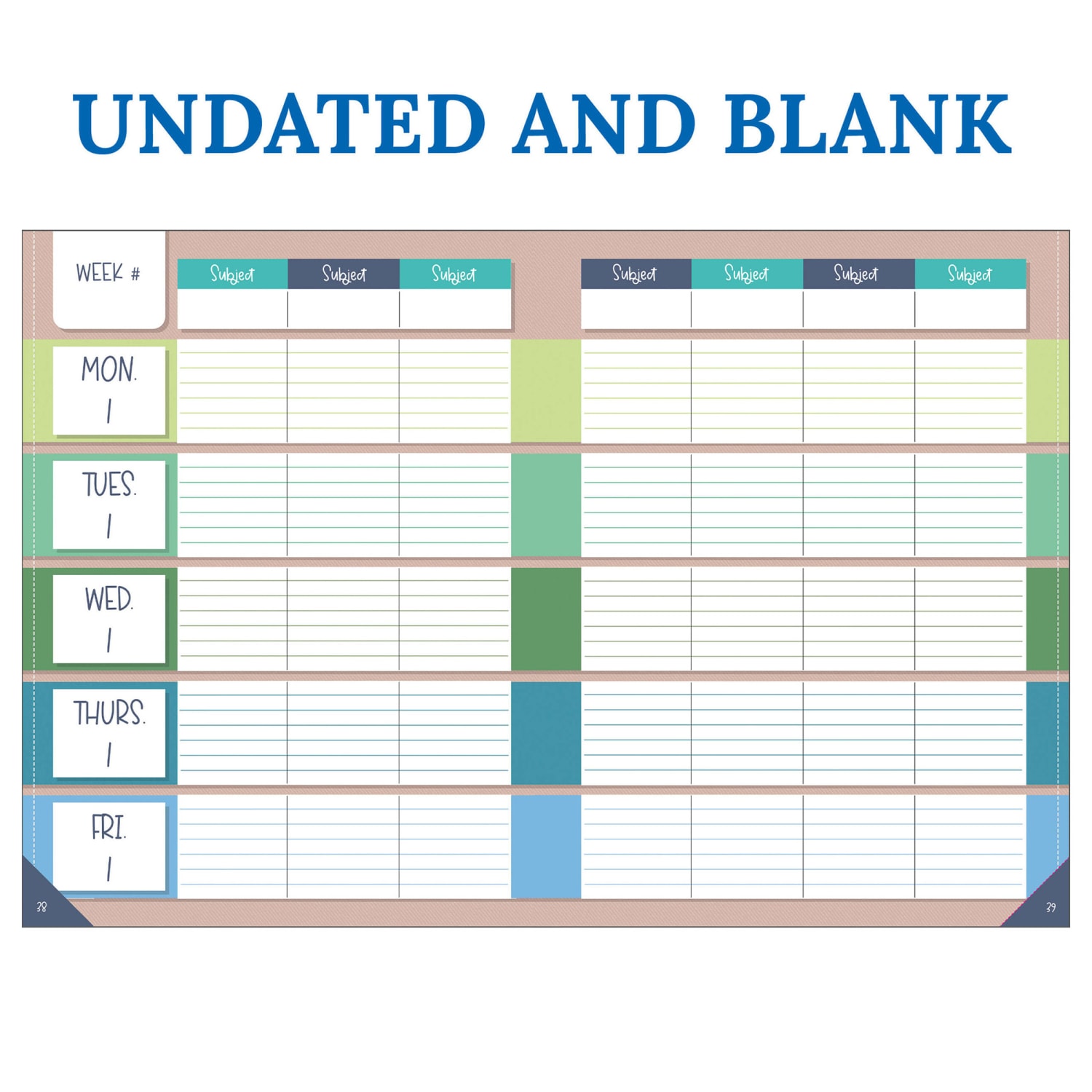 Carson Dellosa Education Teacher Planner, Crafty and Cool - Image 5