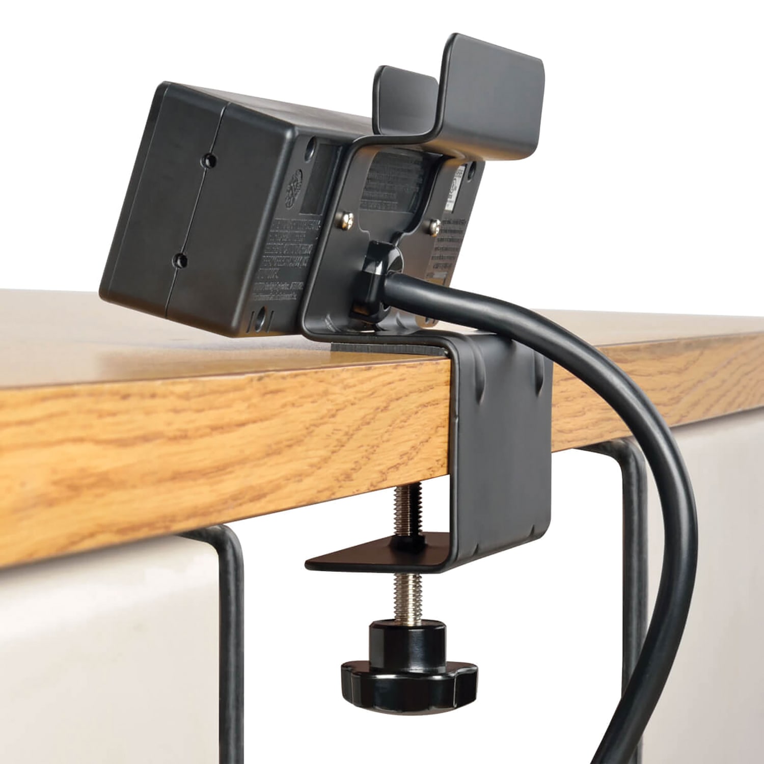 Tripp Lite Protect It! TLP310USBC 3-Outlet Surge Protector With 2 USB Ports & Desk Clamp, 10ft, Black - Image 6