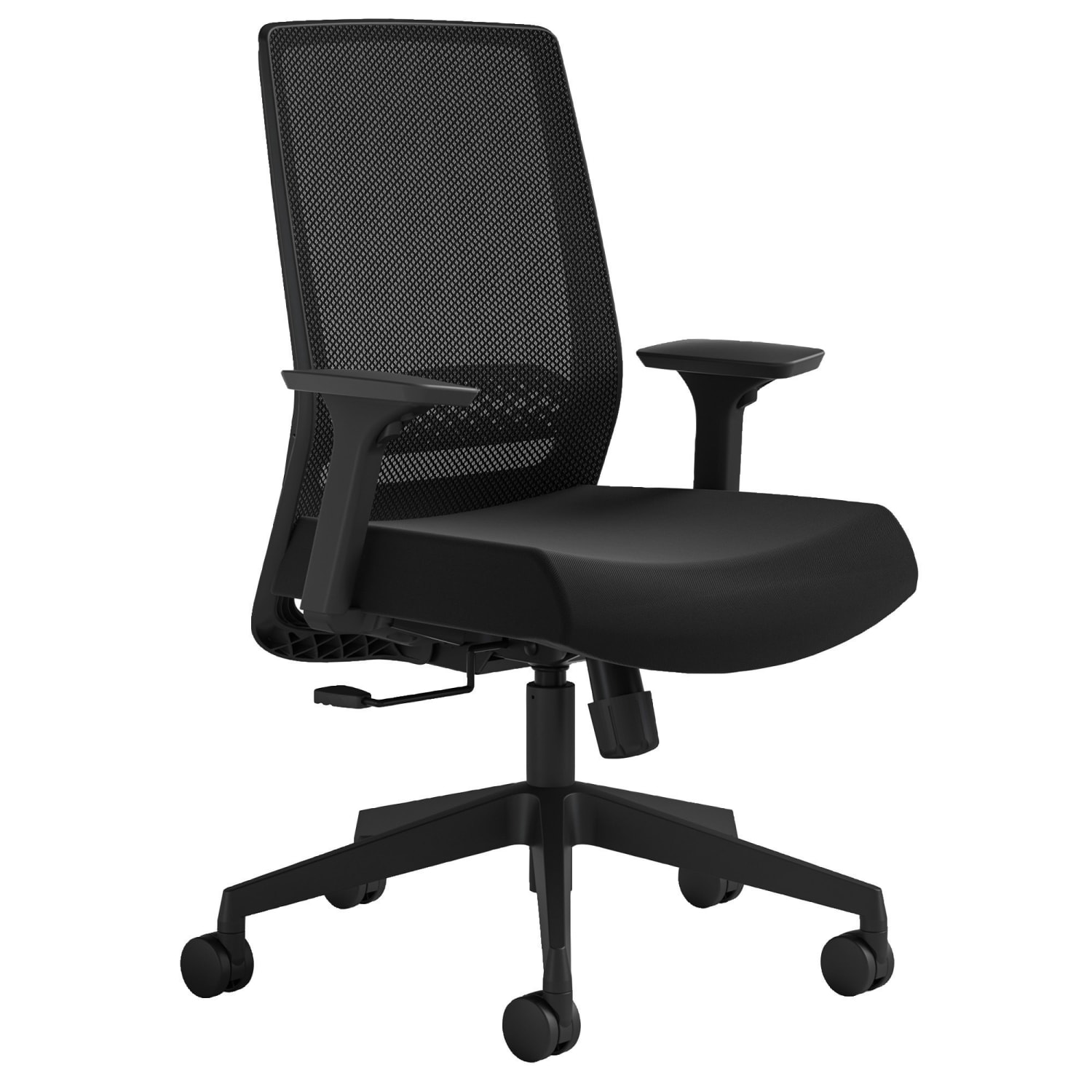 Safco Medina Basic Ergonomic Mesh High-Back Desk Chair, Black