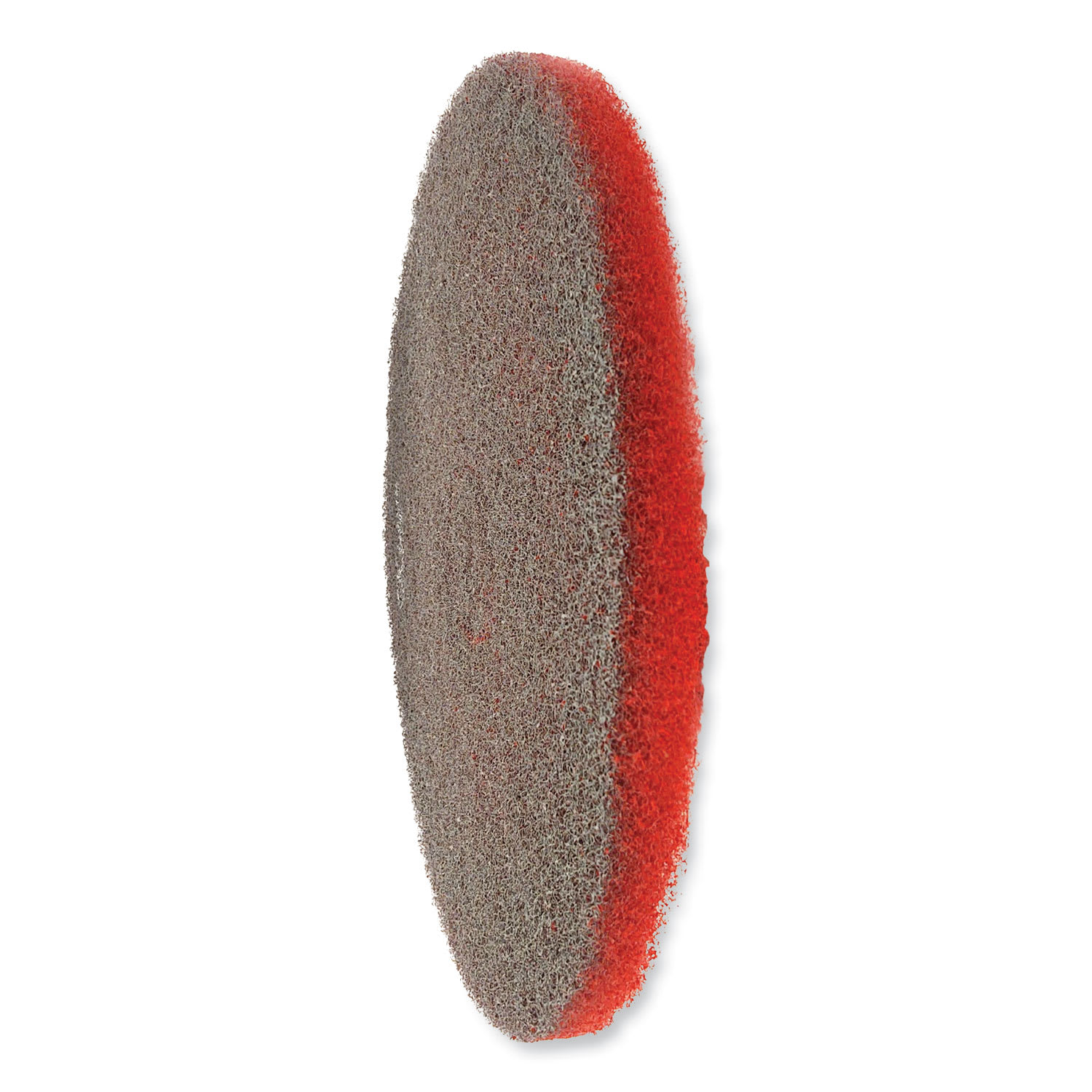 SC Johnson Professional EZ CARE Heavy Duty Scrub Pad, 20in Diameter, Red/Gray, 5/Carton - Image 3