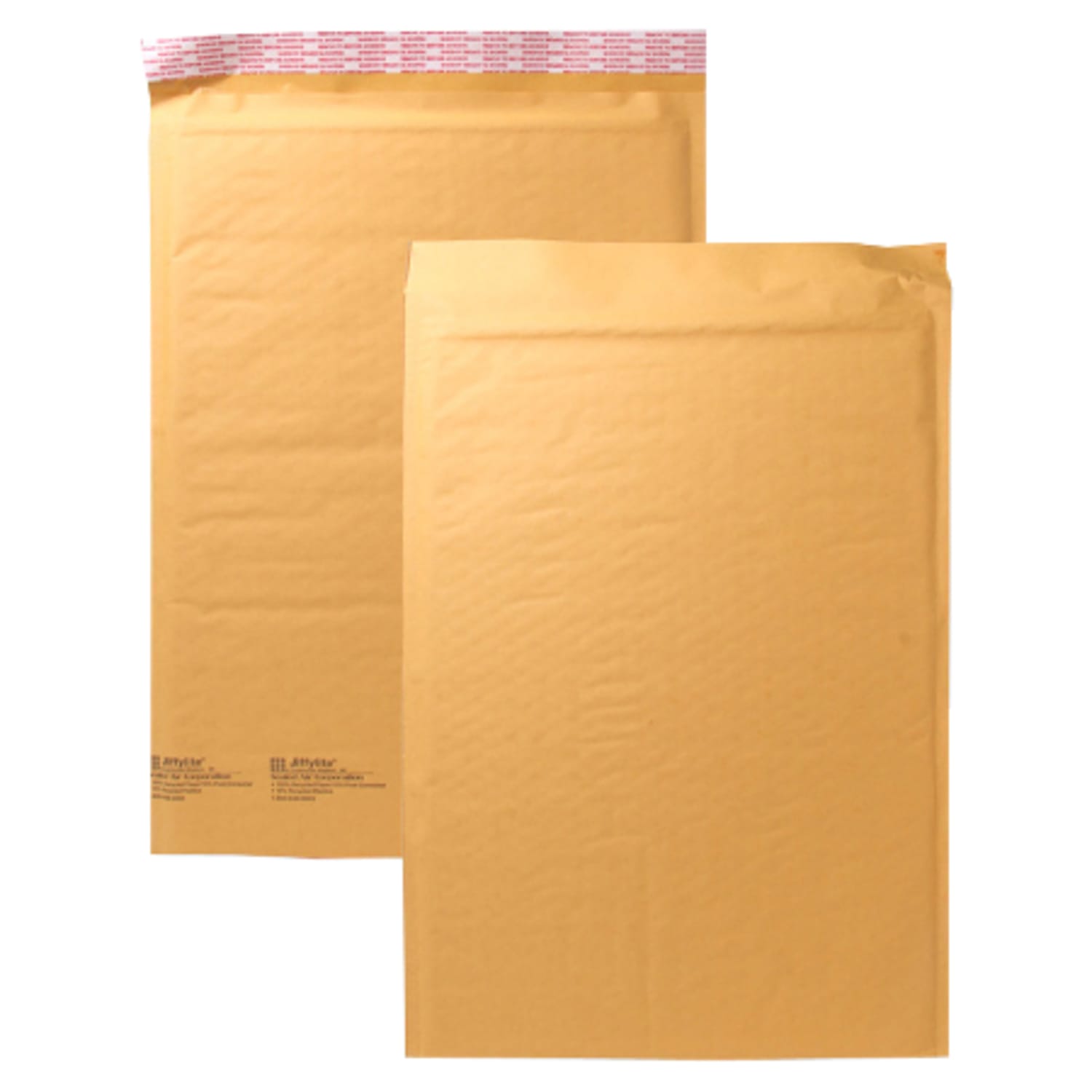Sealed Air Self-Seal Bubble Mailers, 12 1/2in x 19in, Kraft, Pack Of 25 - Image 3