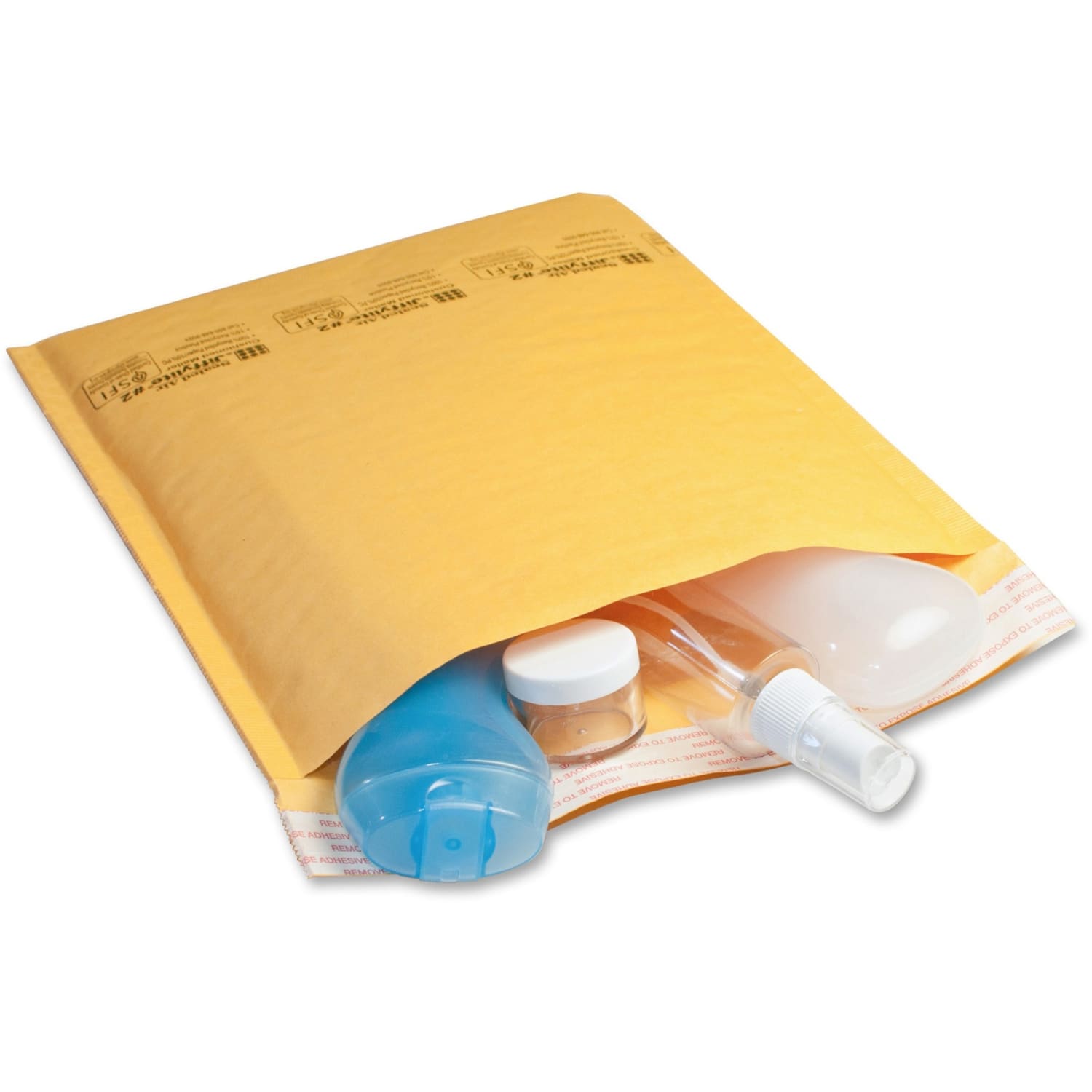 Sealed Air Self-Seal Bubble Mailers, 12 1/2in x 19in, Kraft, Pack Of 25 - Image 5